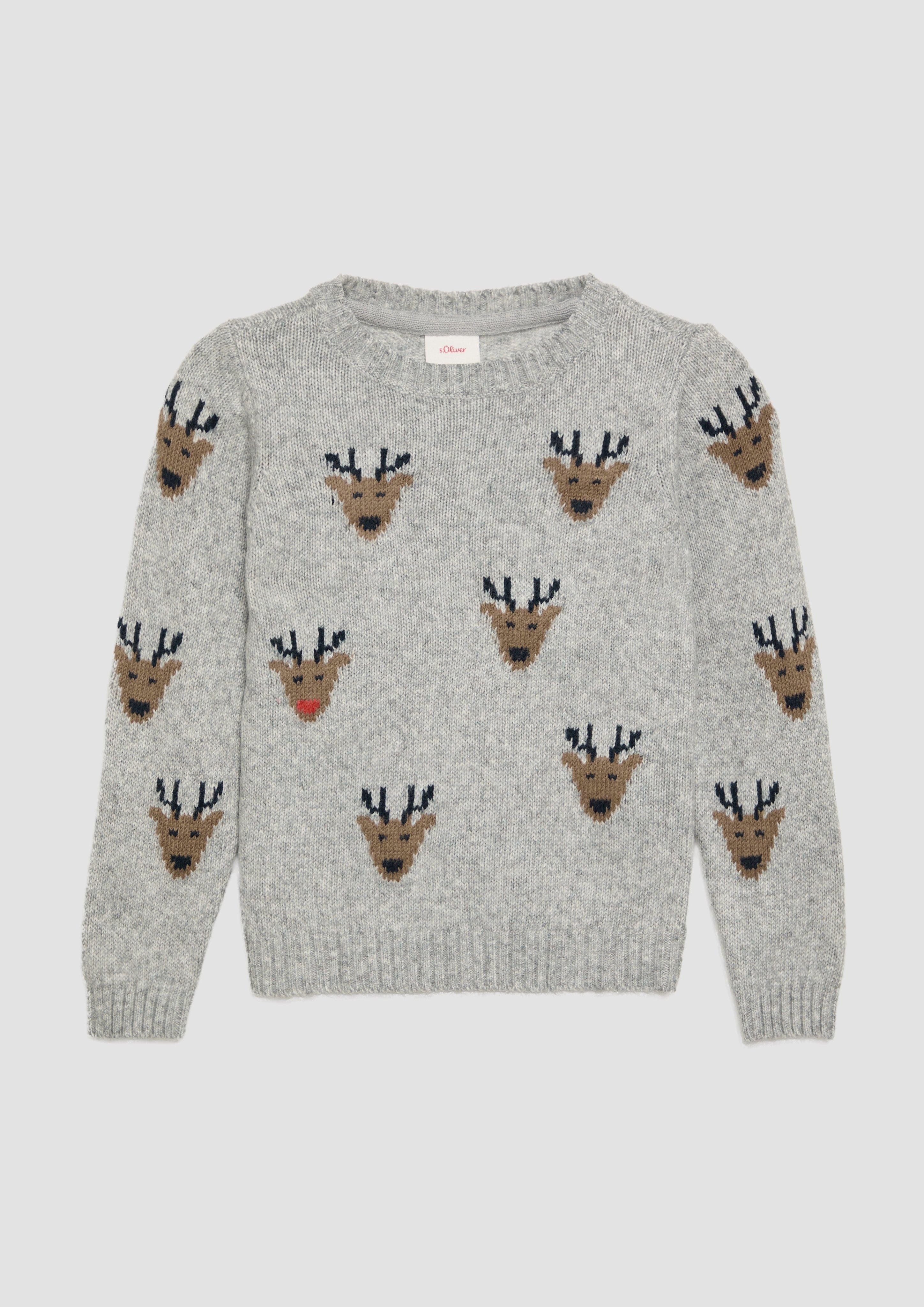 Weihnachtspullover Esprit Xmas Pullover Strickpullover