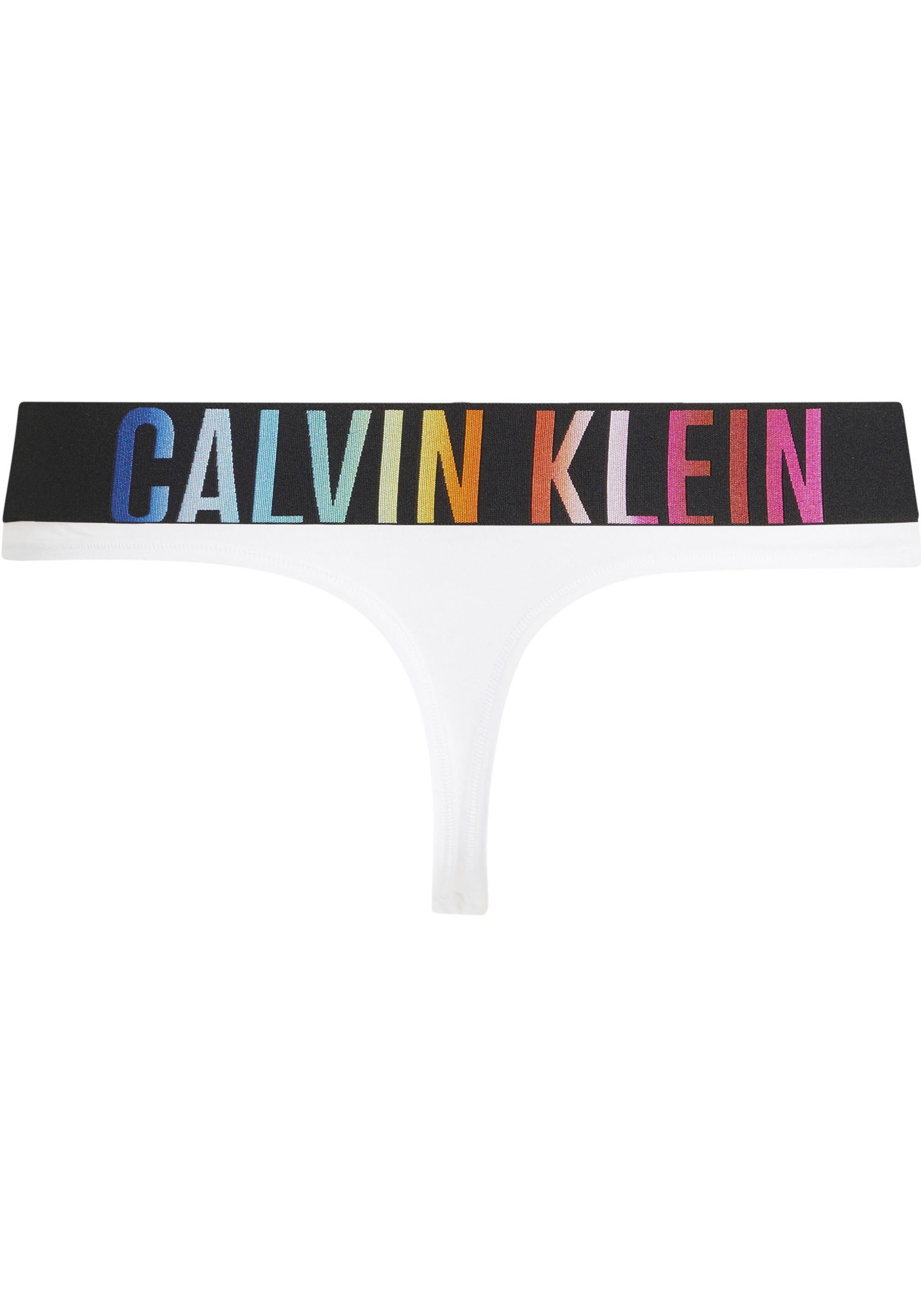 Calvin Klein Underwear Tanga THONG mit mehrfarbigen Logoschriftzügen