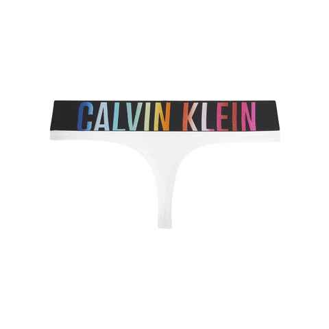 Calvin Klein Underwear String THONG mit mehrfarbigen Logoschriftzügen