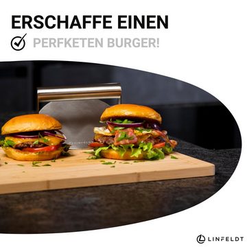 LINFELDT Burgerpresse Burger Smasher - PERFEKTE BURGER, Burger Press, Edelstahl