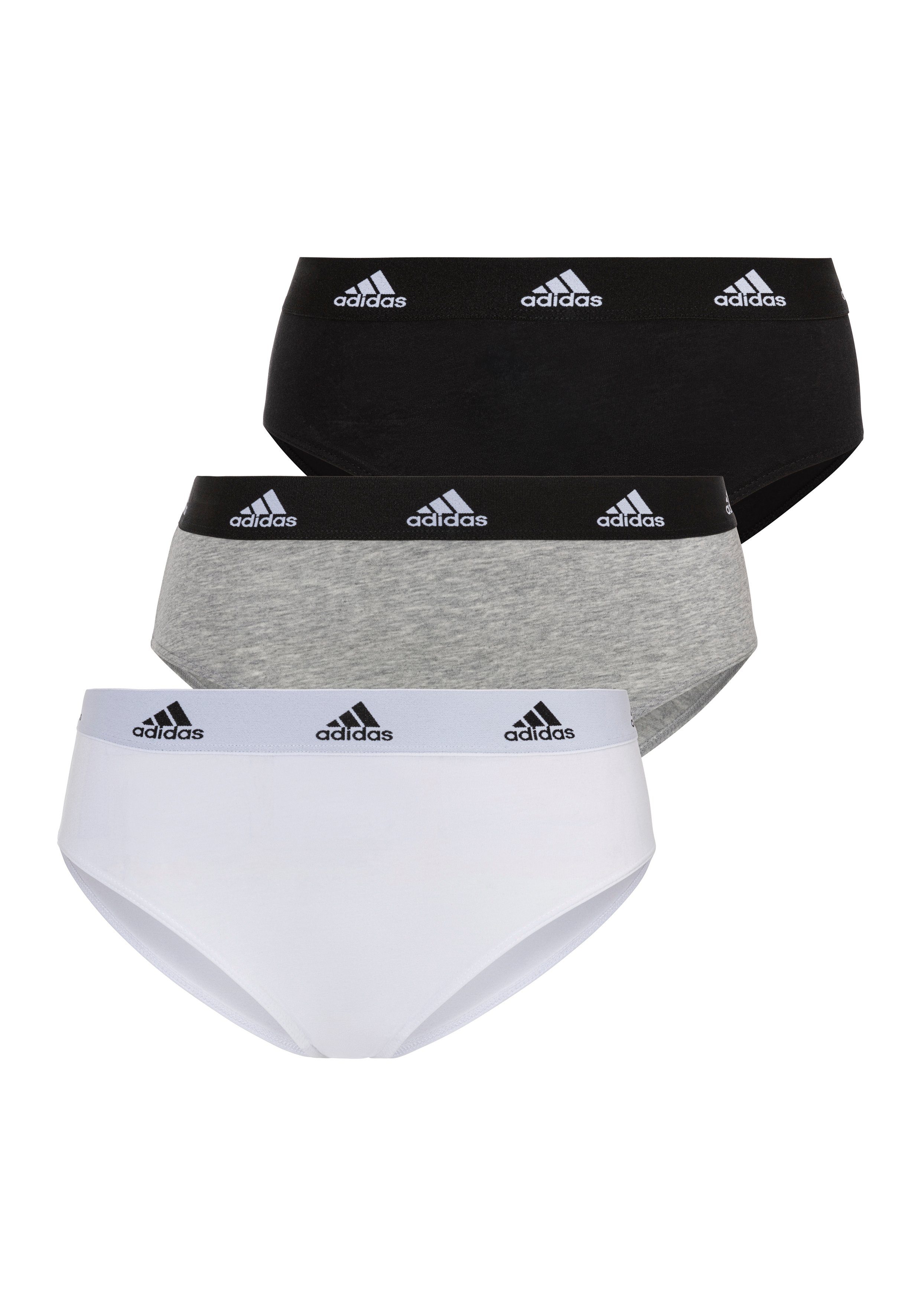 adidas Sportswear Bikinislip "Active Comfort Cotton" (3er-Pack) Real Cool Cotton, schnelltrocknend und feuchtigkeitstransportierend