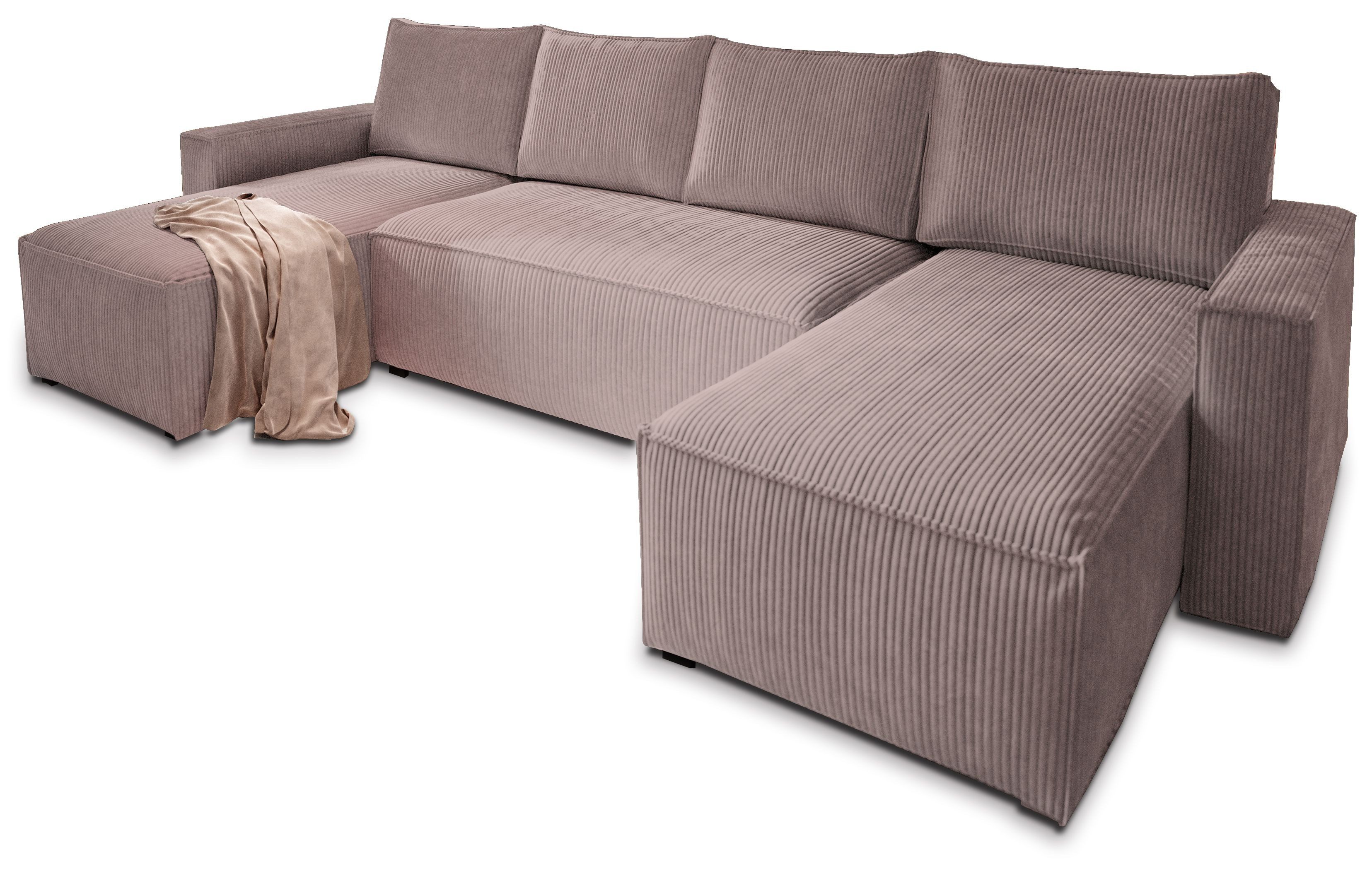 Masseno Ecksofa ASPRA mit Schlaffunktion U-Form, günstig online kaufen