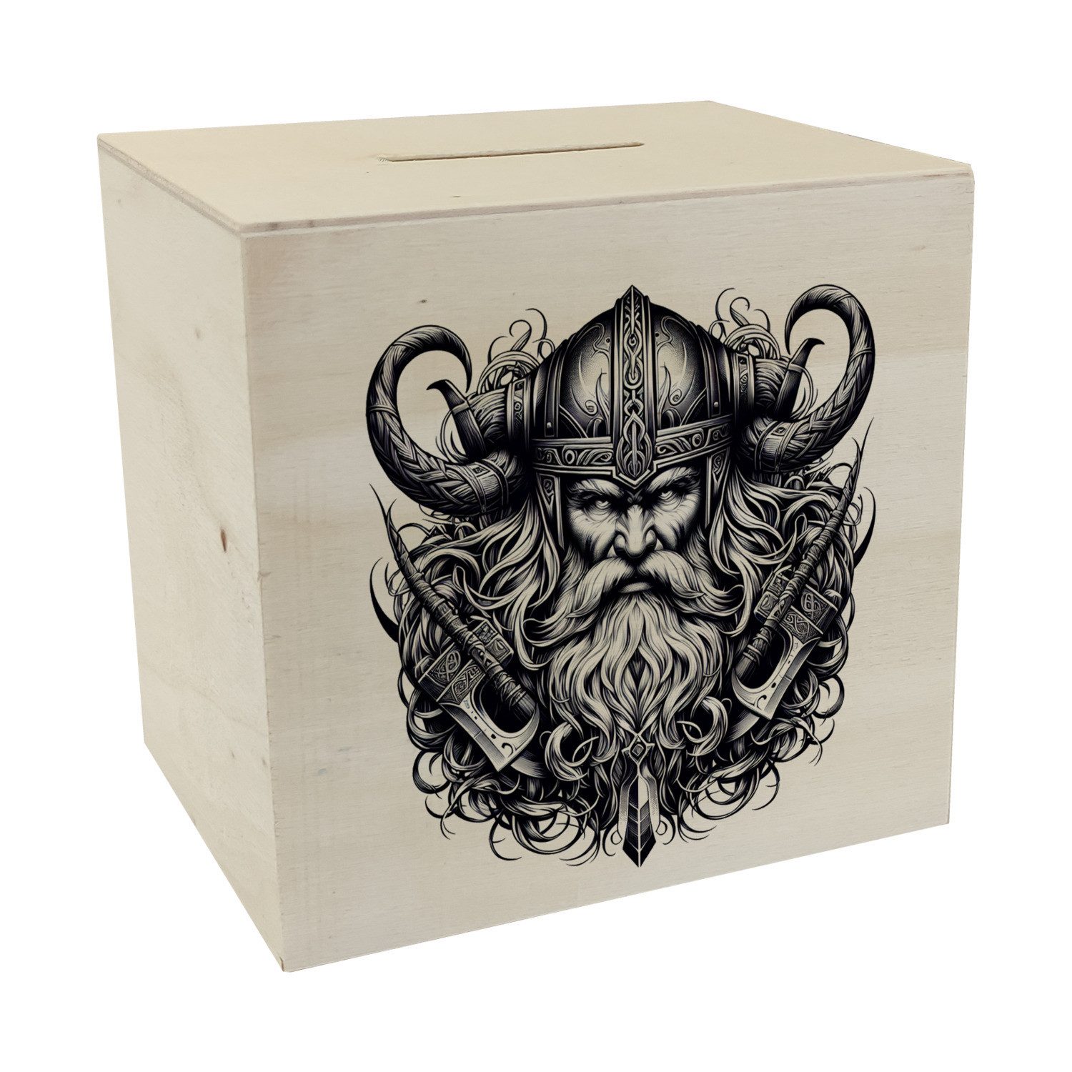 speecheese Spardose Wikingergott Odin Spardose aus Holz günstig online kaufen