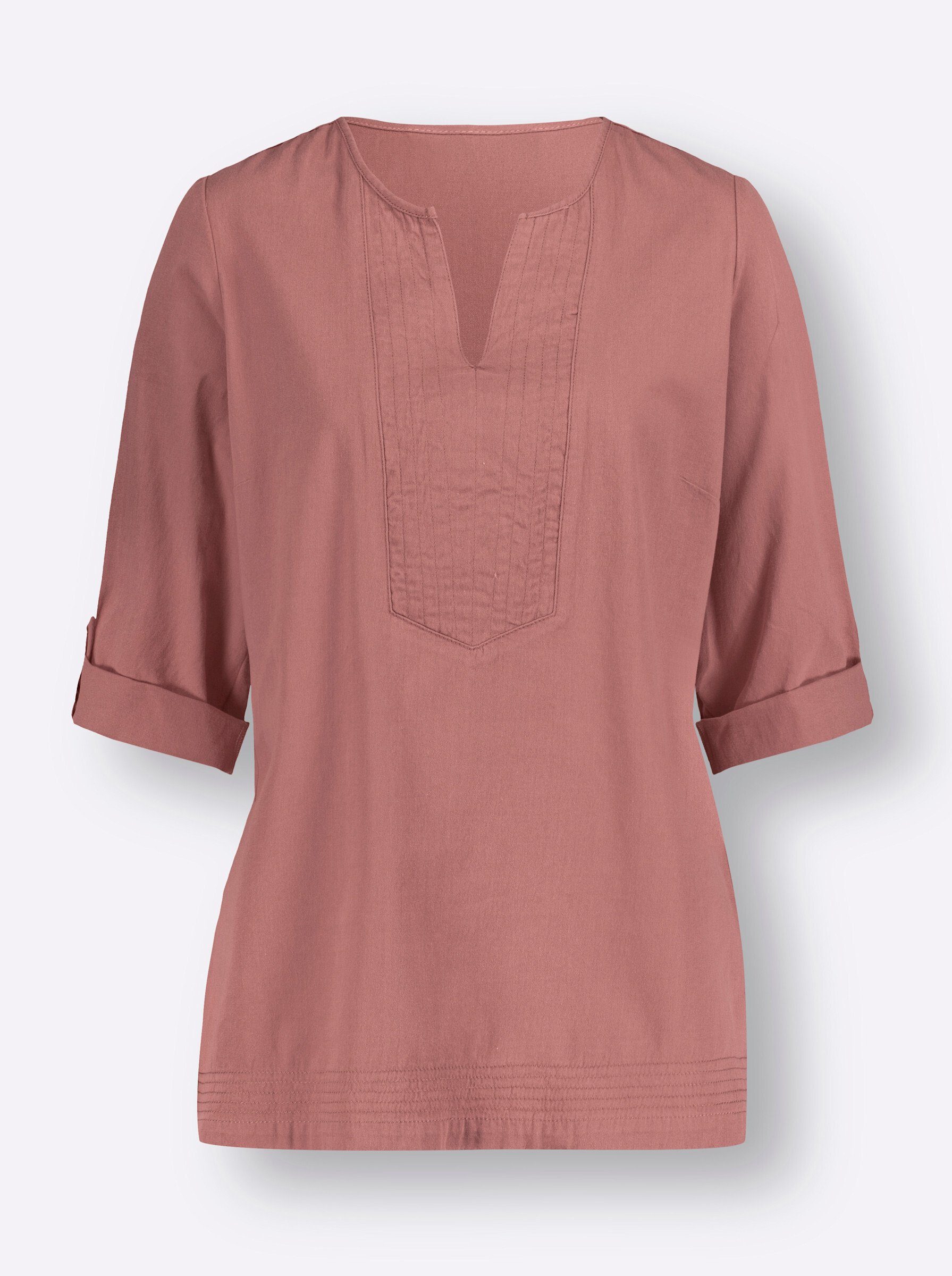 Witt Klassische Bluse Jeans-Tunika 3/4-Arm