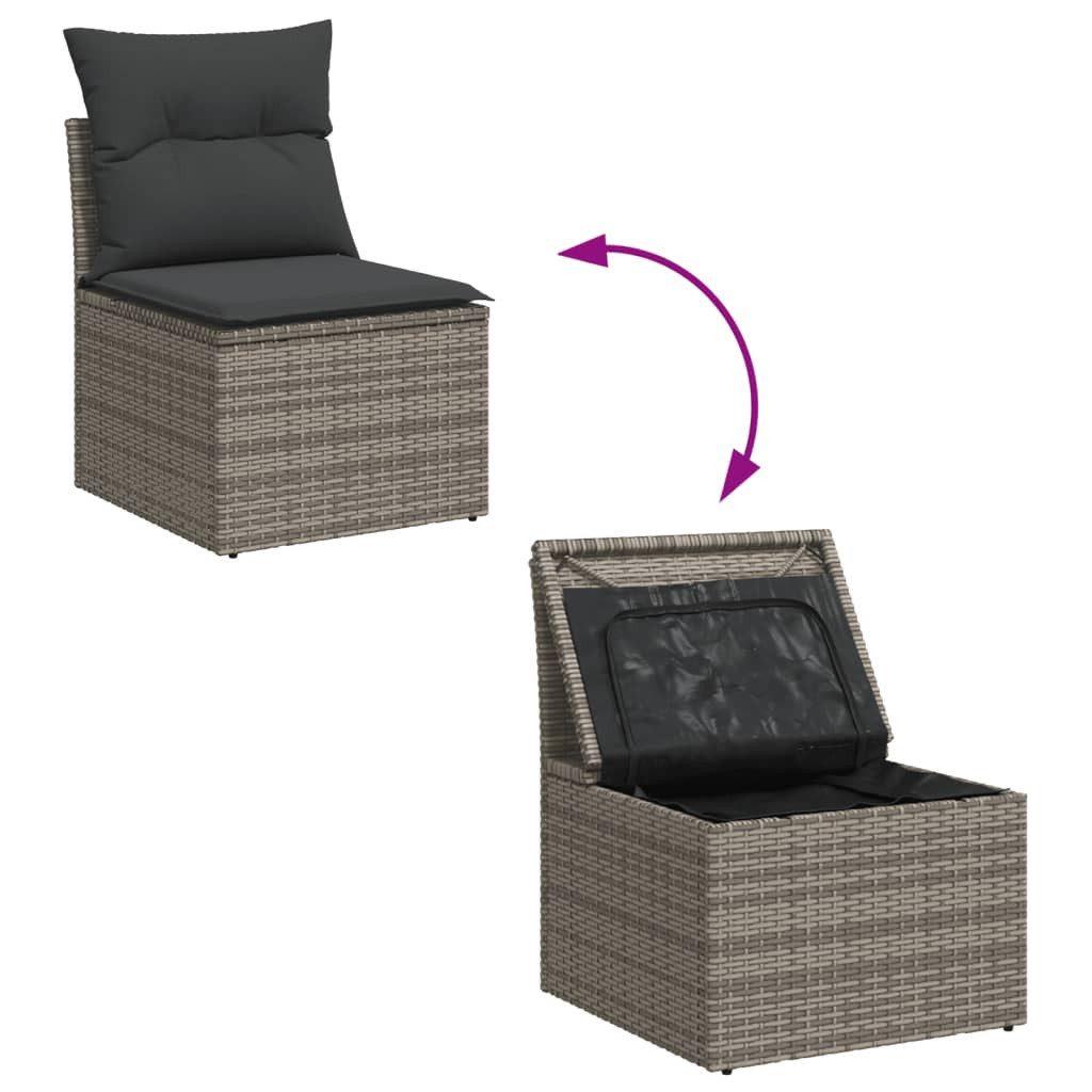 vidaXL Gartenlounge-Set 5-tlg. Garten-Sofagarnitur mit Kissen günstig online kaufen