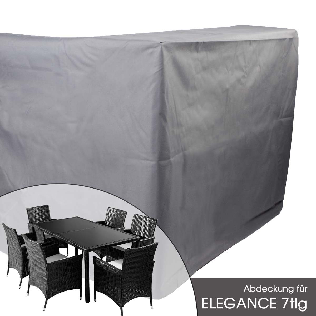 BRAST Garten-Essgruppe Abdeckung für Gartenmöbelset 205x120x86 günstig online kaufen