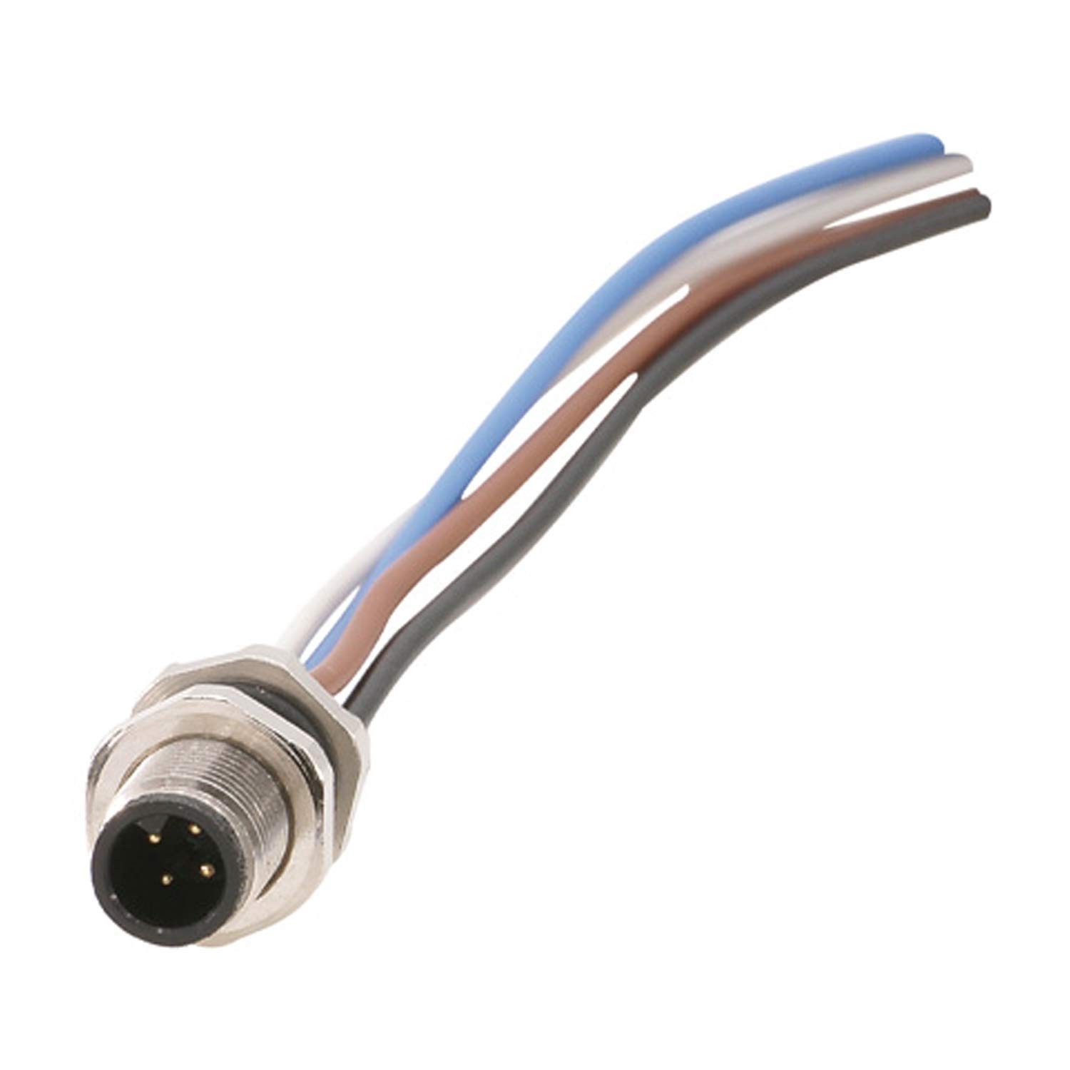 Binder Sensor Titel:M5 Gerätesteckverbinder gerade Stift Polzahl 4-polig Hinterwand, (Sensor-/Aktor-Steckverbinder)