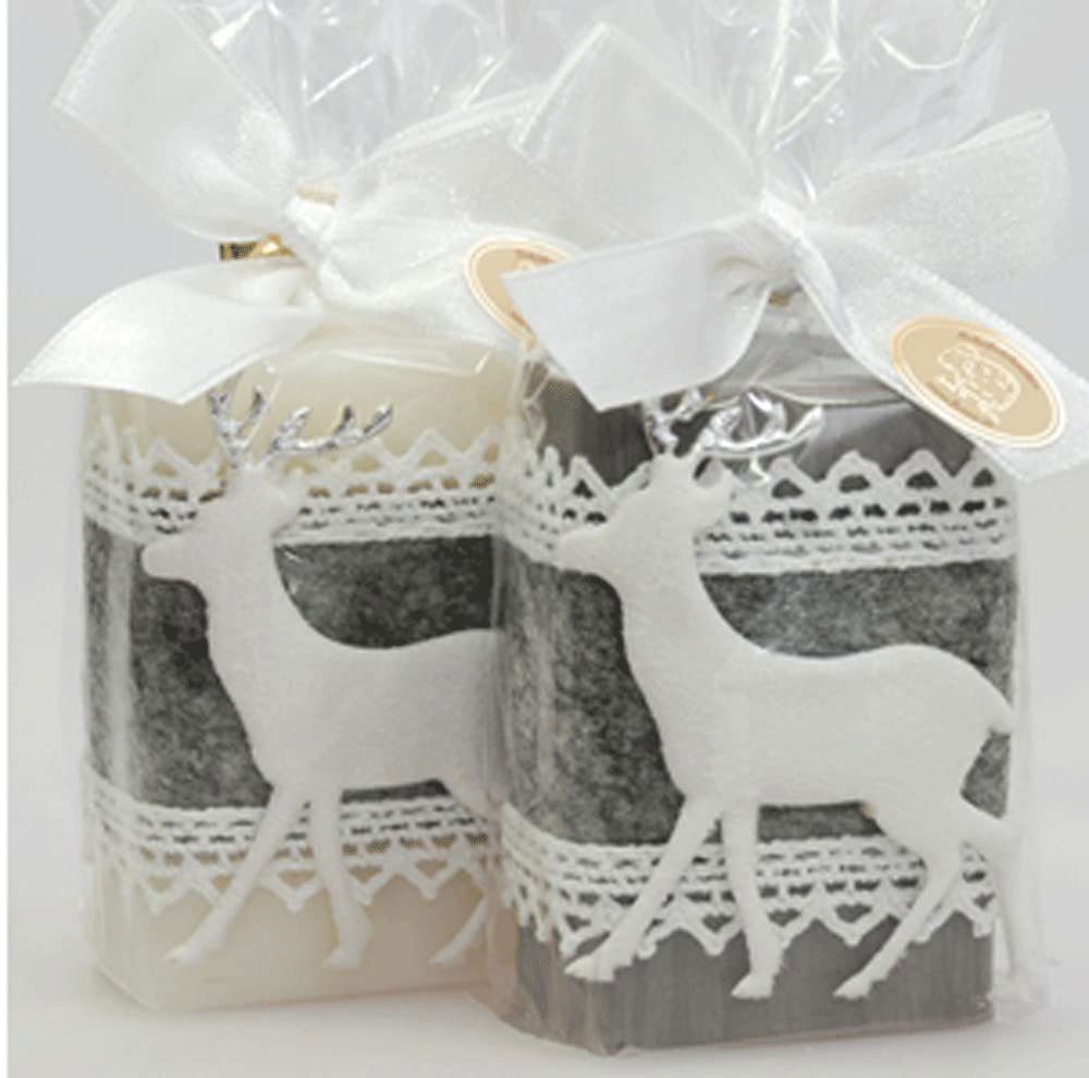 Steinnacher Bärbel Мыло-Set Florex Schafmilchseife eckig 2er Set grau und natur