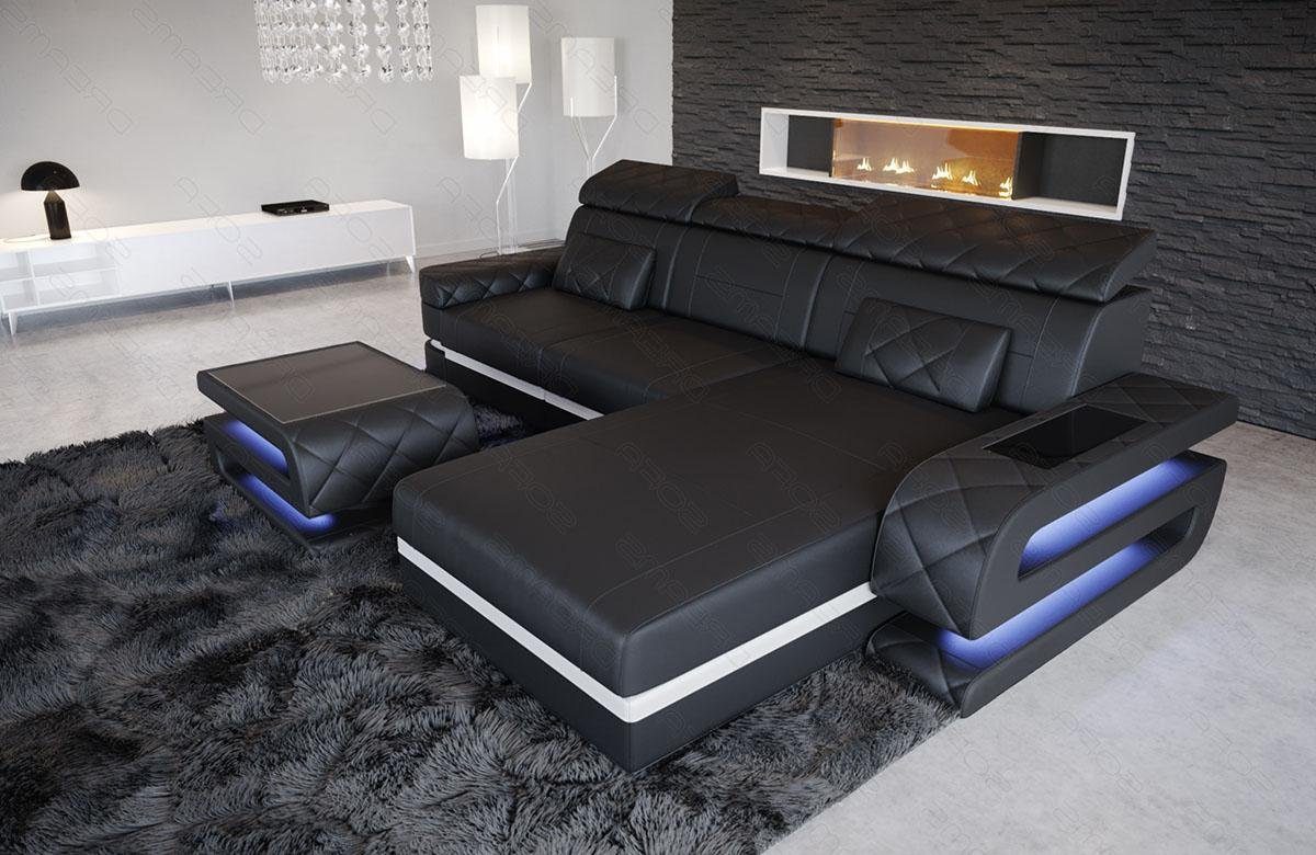 Sofa Dreams Ecksofa Ledersofa Bologna L günstig online kaufen