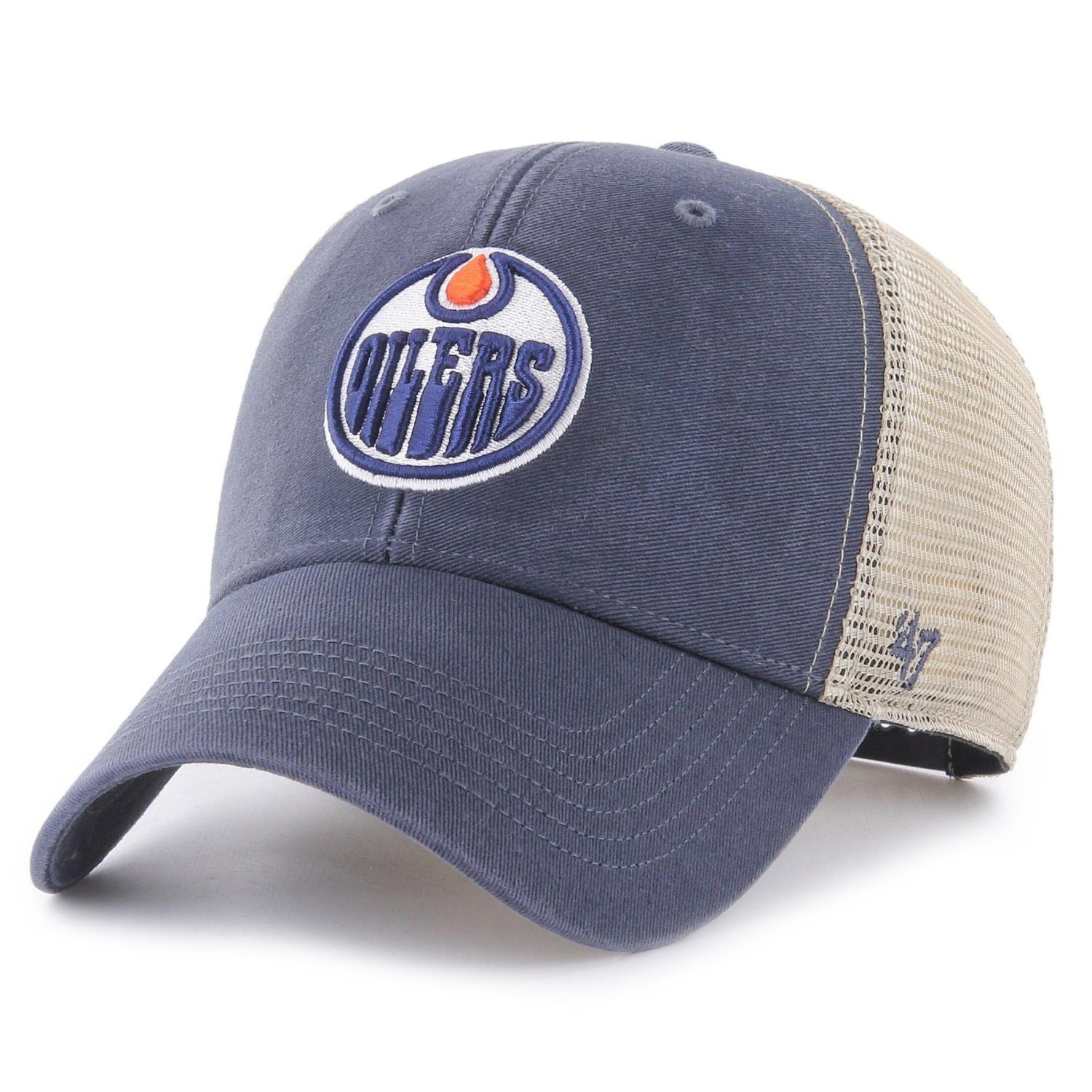 '47 Brand Trucker Cap Trucker MVL FLAGSHIP Edmonton Oilers | Trucker Caps