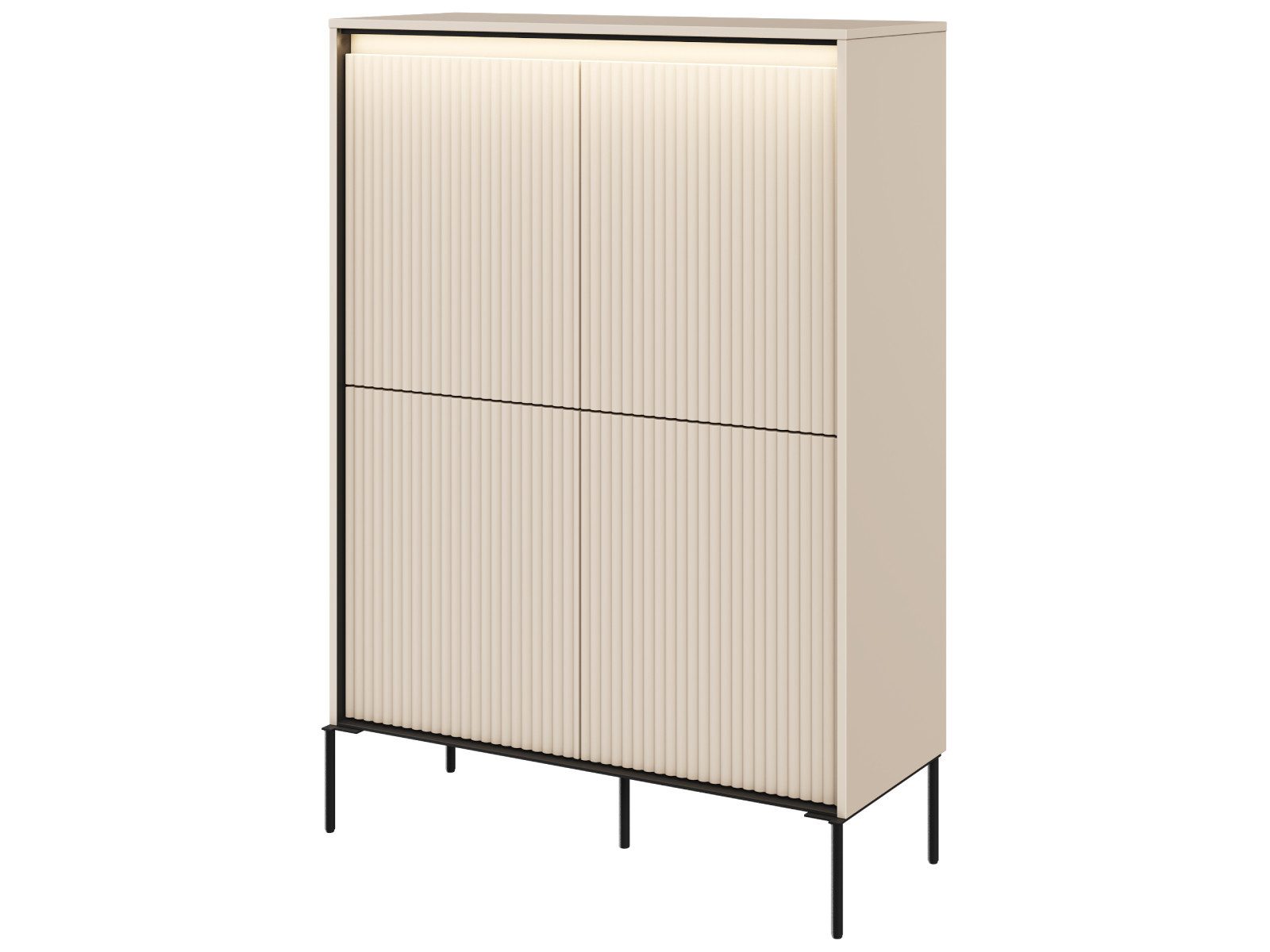 yourhouse24 Kommode TREND TR-03 mit dekorative Fräsungen und Soft-Close-Funktion