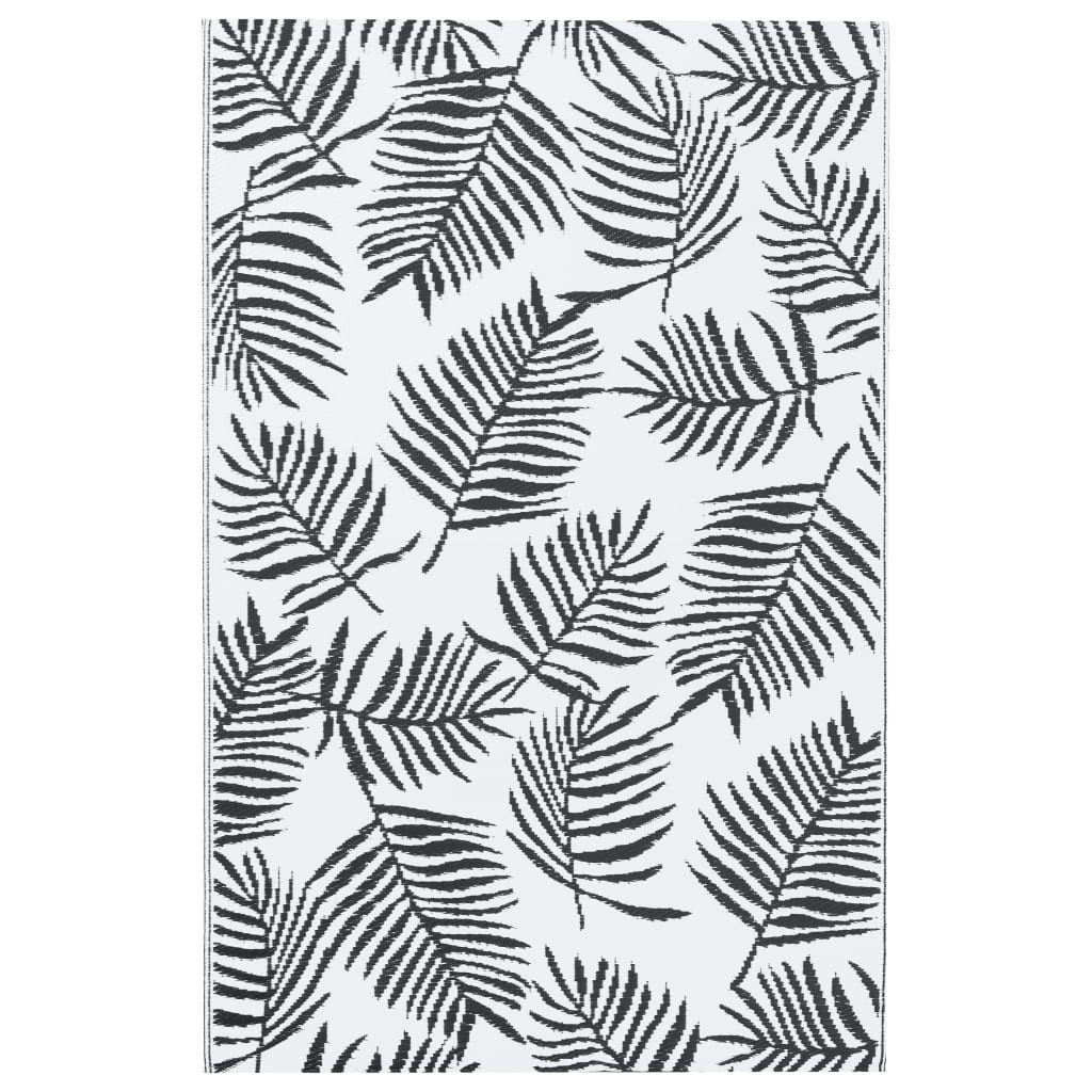 vidaXL Outdoorteppich 160 x 230 cm Teppich Terrasse Camping Outdoor draußen Vorzelt Weiß und, Höhe: 230 mm