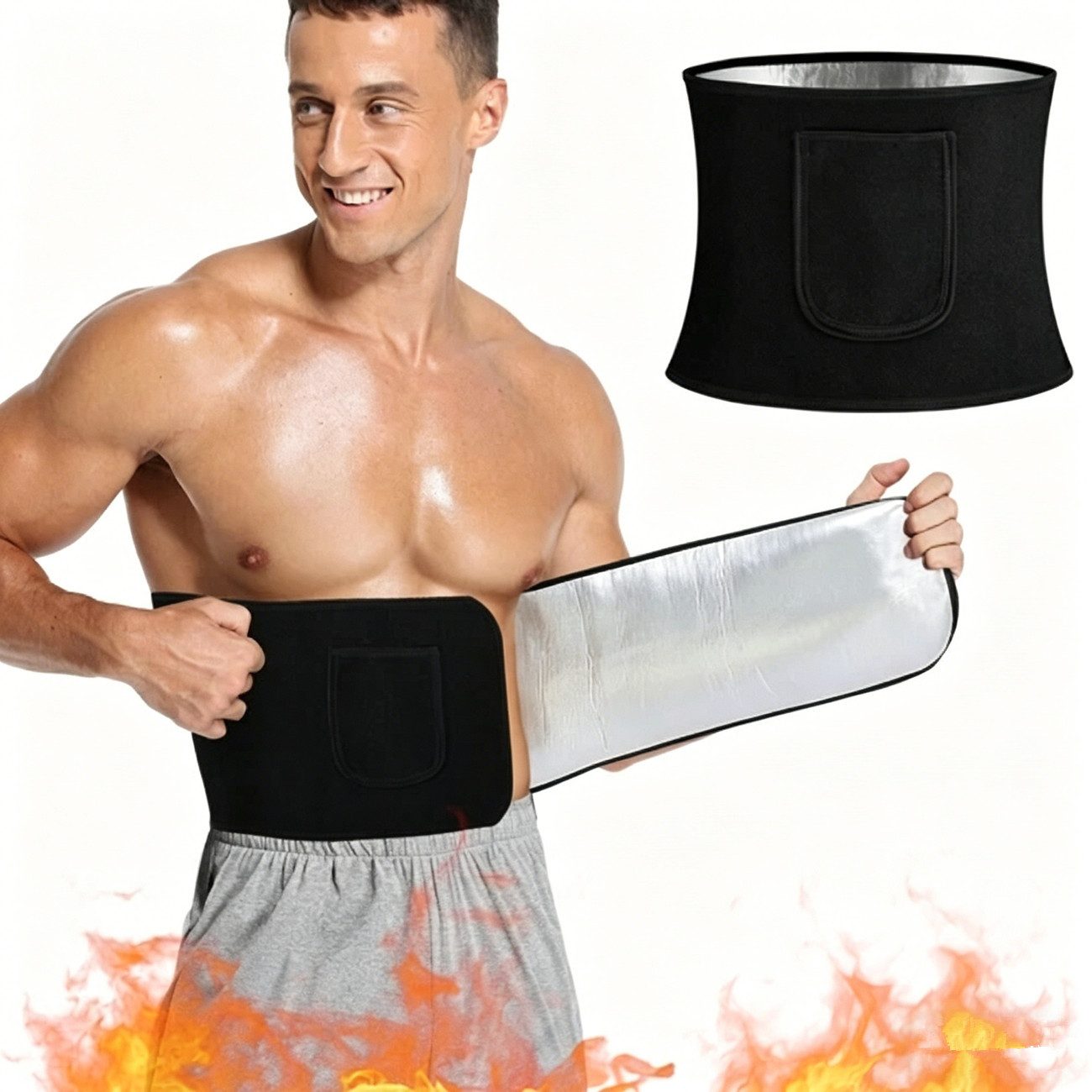Fine Life Pro Rückenbandage Formender und schlankmachender Taillengürtel /Waist-Trainer