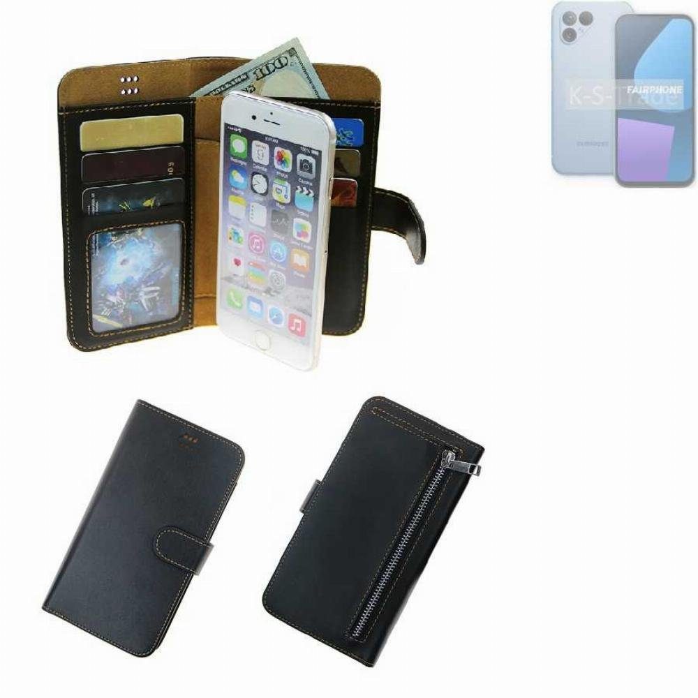 K-S-Trade Handyhülle für Fairphone Fairphone 5, Schutz Hülle 5 Klapphülle Case Phone cover Slim Handytasche Handy