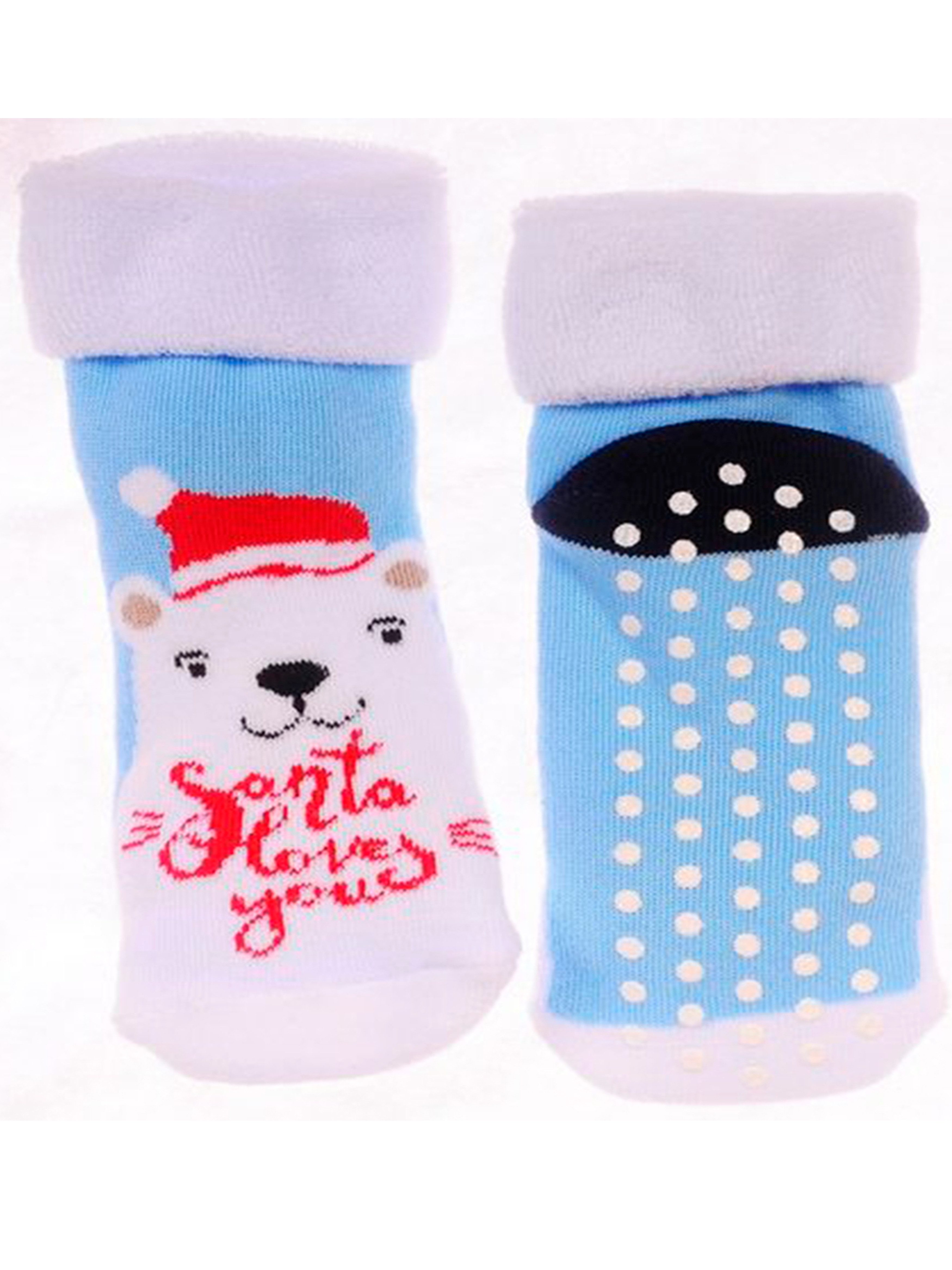 Martinex Thermosocken Socken mit ABS aus Frottee Strümpfe weihnachtlich Weihnachtssocken weihnachtlich, 16 17 18 19 20 21 22 23 24 25 26 27 28 29 30 31 32