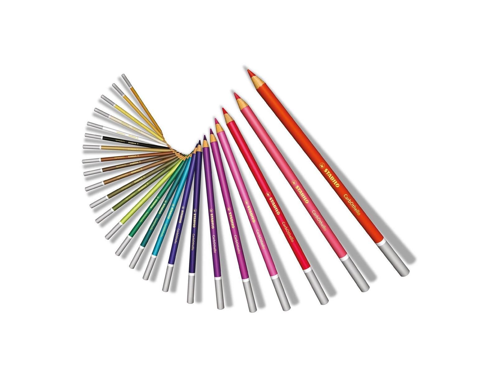 STABILO Kreidemarker STABILO CarbOthello Pastellkreidestift - 24er Metalletui