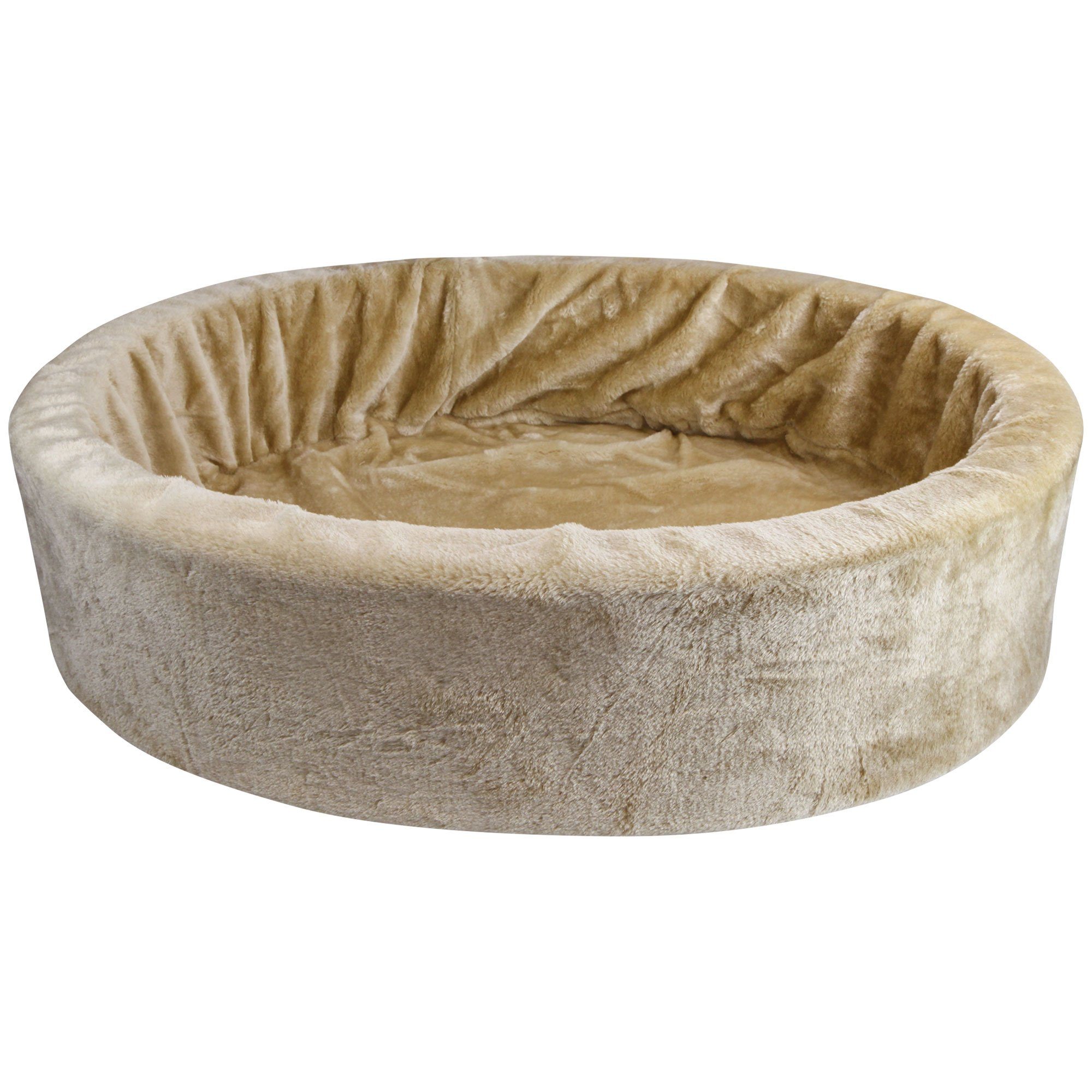 Schecker Tierkorb Teddy Schaumstoffbett - Hundebett - Plüsch, verschiedene Größen