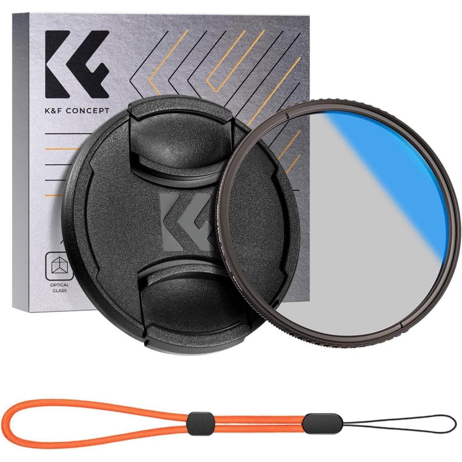 LuxusKollektion Polarisationsfilter CPL Zirkular Objektivdeckel Halteband 72mm zirkularer Polfilter