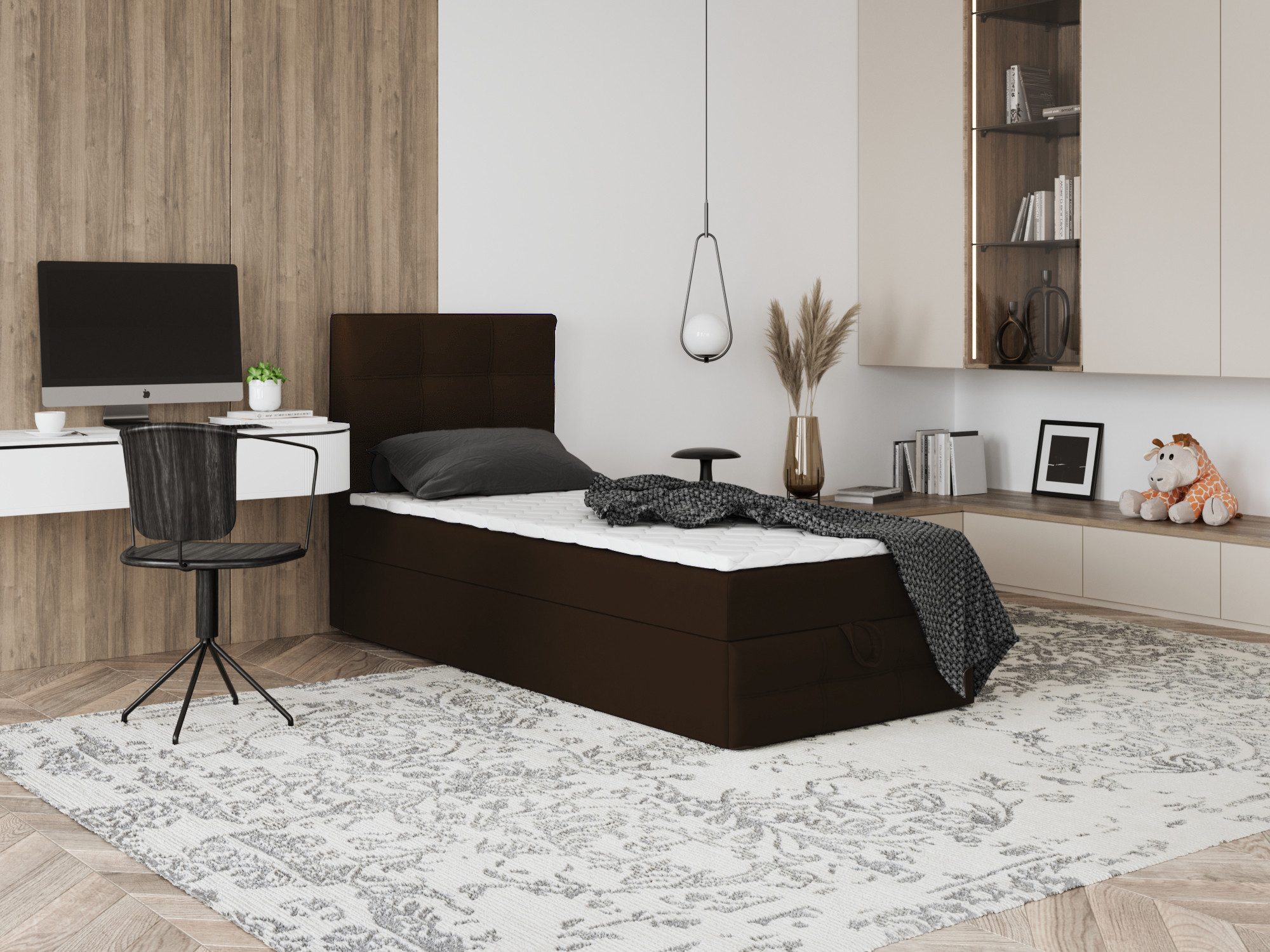 Godre Boxspringbett mit Bettkasten EWORA MINI günstig online kaufen