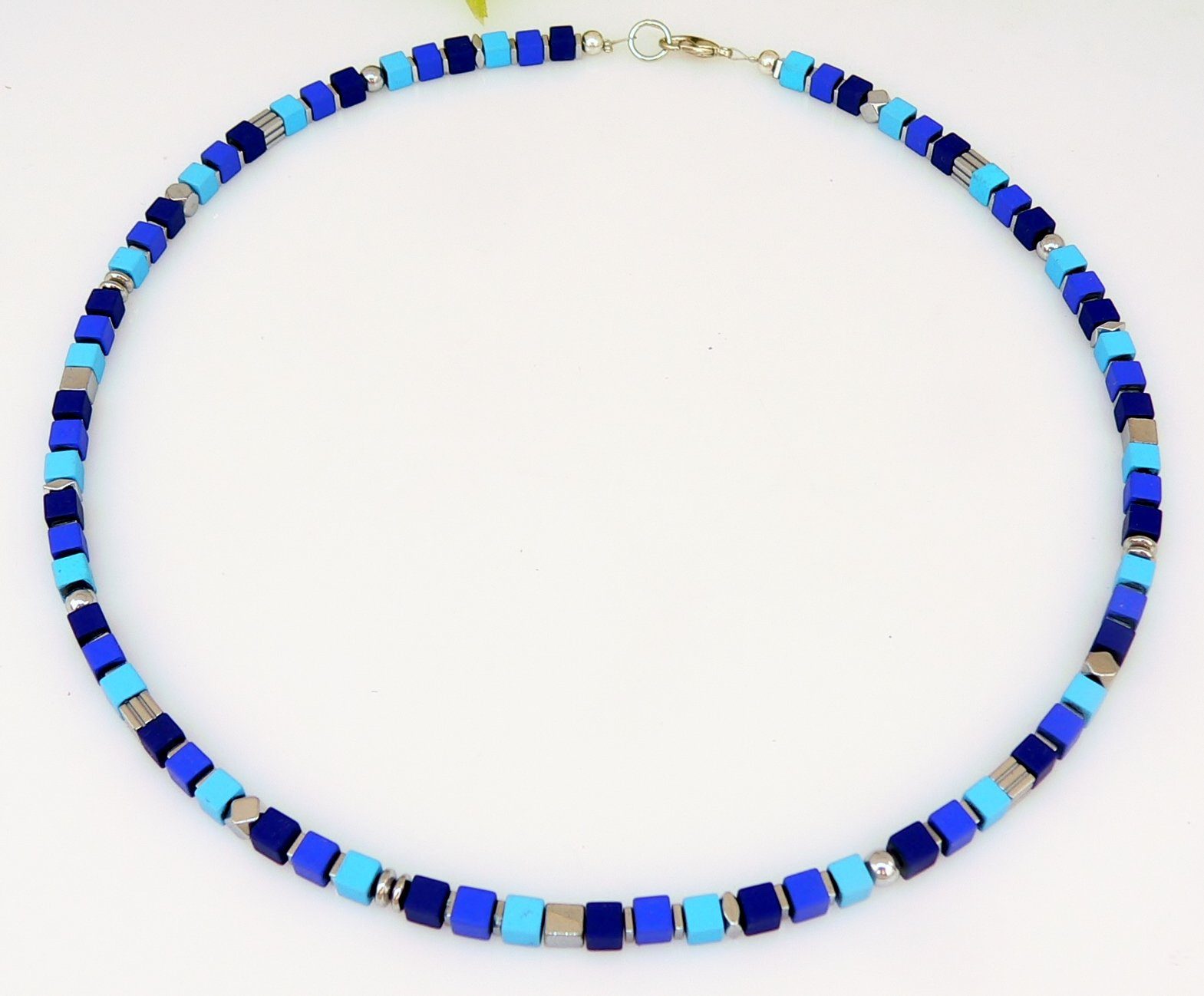 traumschmuck Collier 071. Halskette Würfelkette Hämatit günstig online kaufen