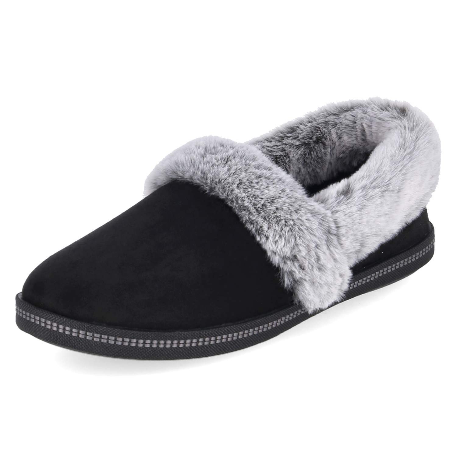 Skechers Skechers Hausschuhe 32777 BLK Damen Textil black Hausschuh – Bild 2 von 5