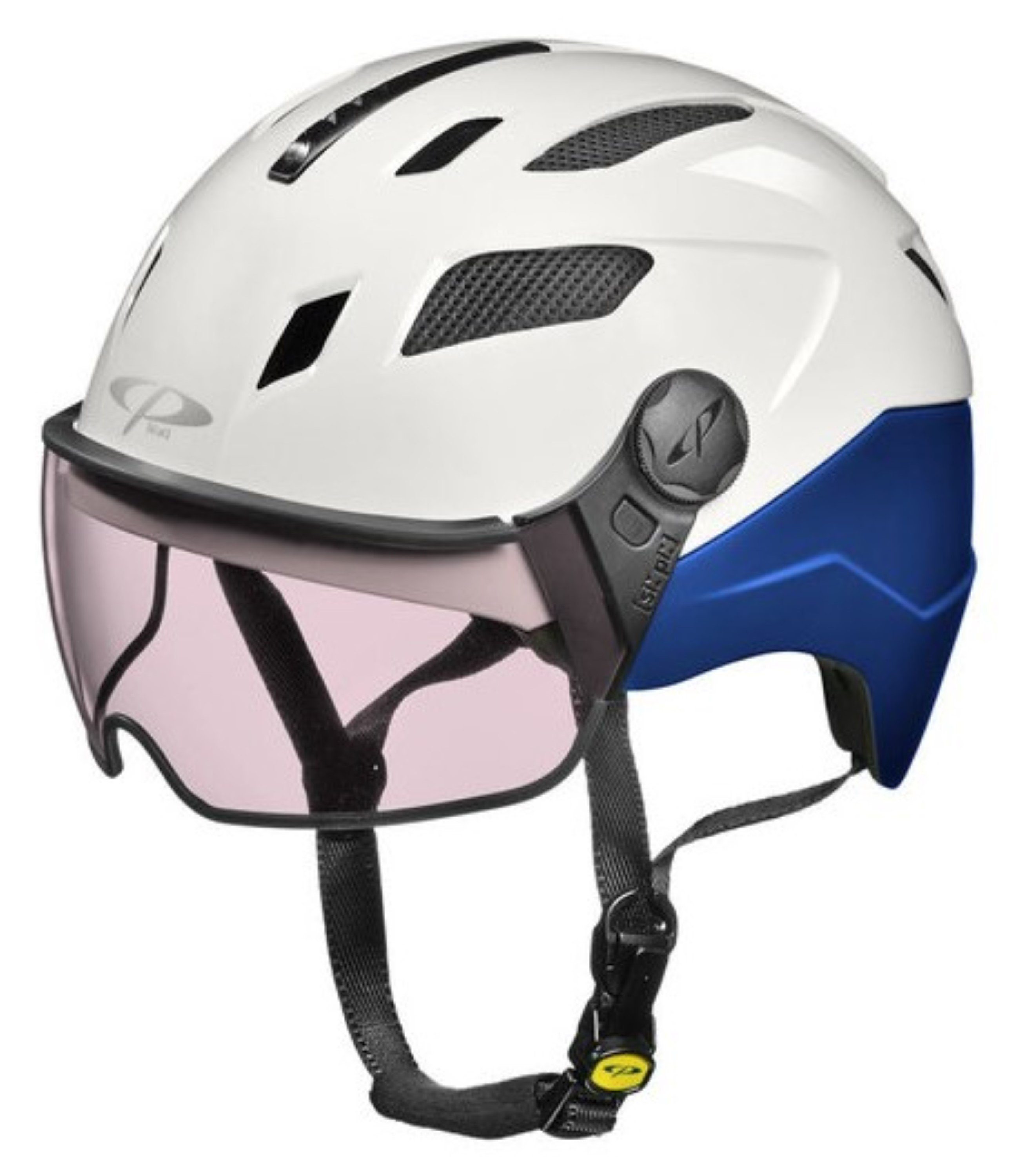 CP premium helmets Fahrradhelm Chimayo Urban magic Vario Visier Fahrradhelm E Bike Helm whiteblue