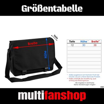 multifanshop Schultertasche Deutschland - Meine Fankurve - Tasche