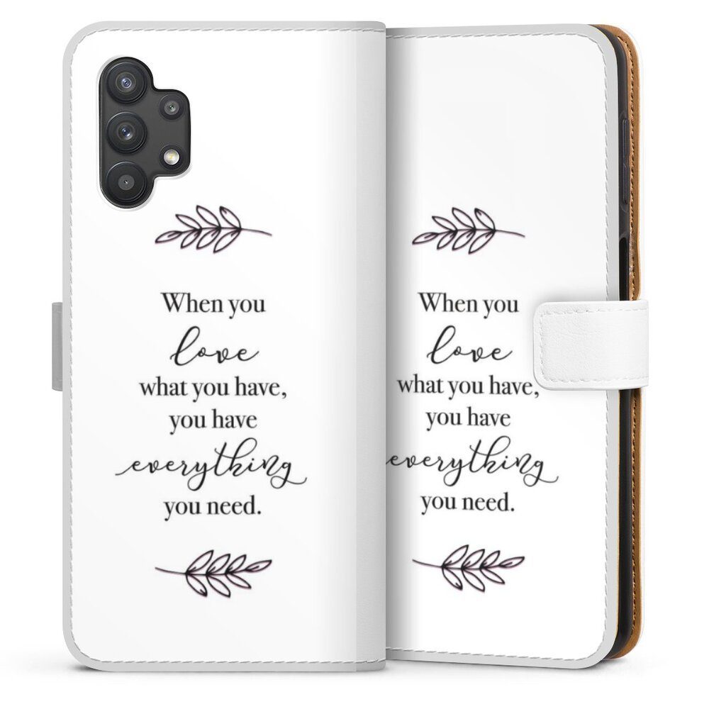 DeinDesign Handyhülle Liebe Spruch Statement When You Love What You