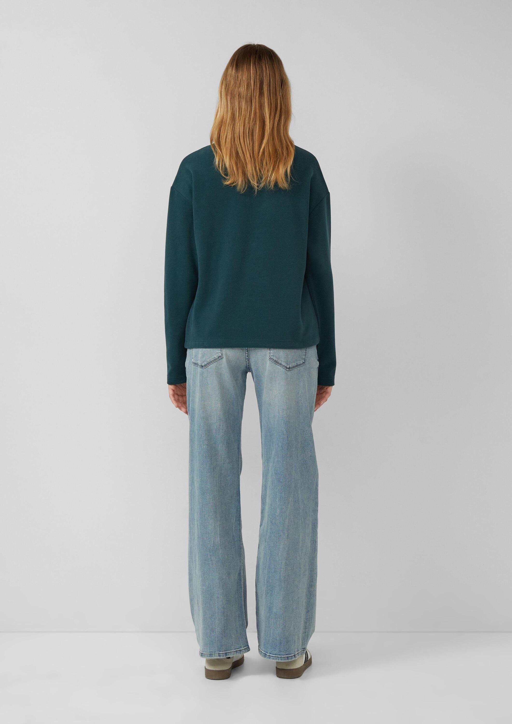 s.Oliver Sweatshirt Sweatshirt Flauschiges Sweatshirt günstig online kaufen