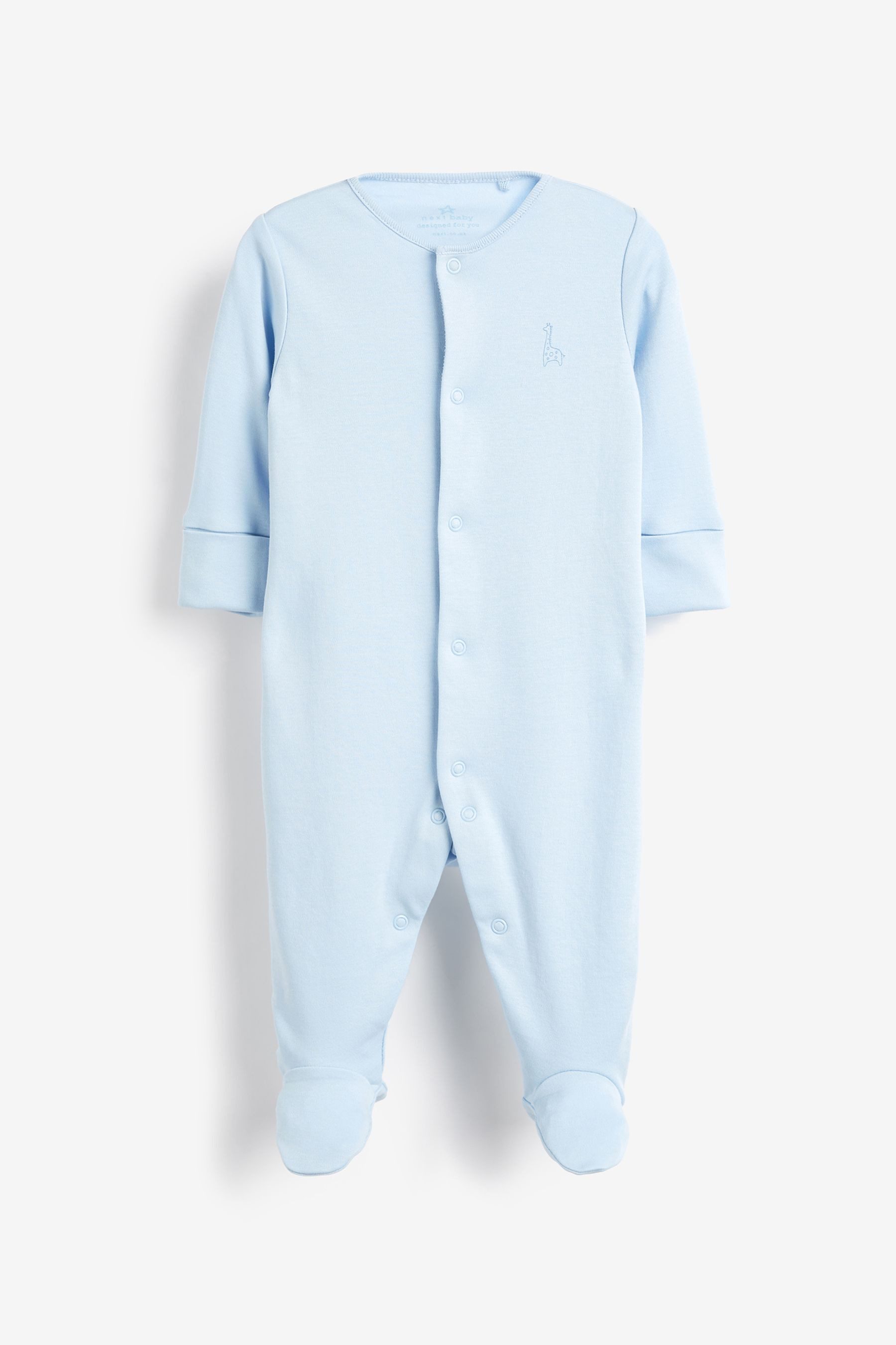 Next Schlafoverall Babyschlafanzüge aus Baumwolle im 3er-Pack (3-tlg) – Bild 3 von 5