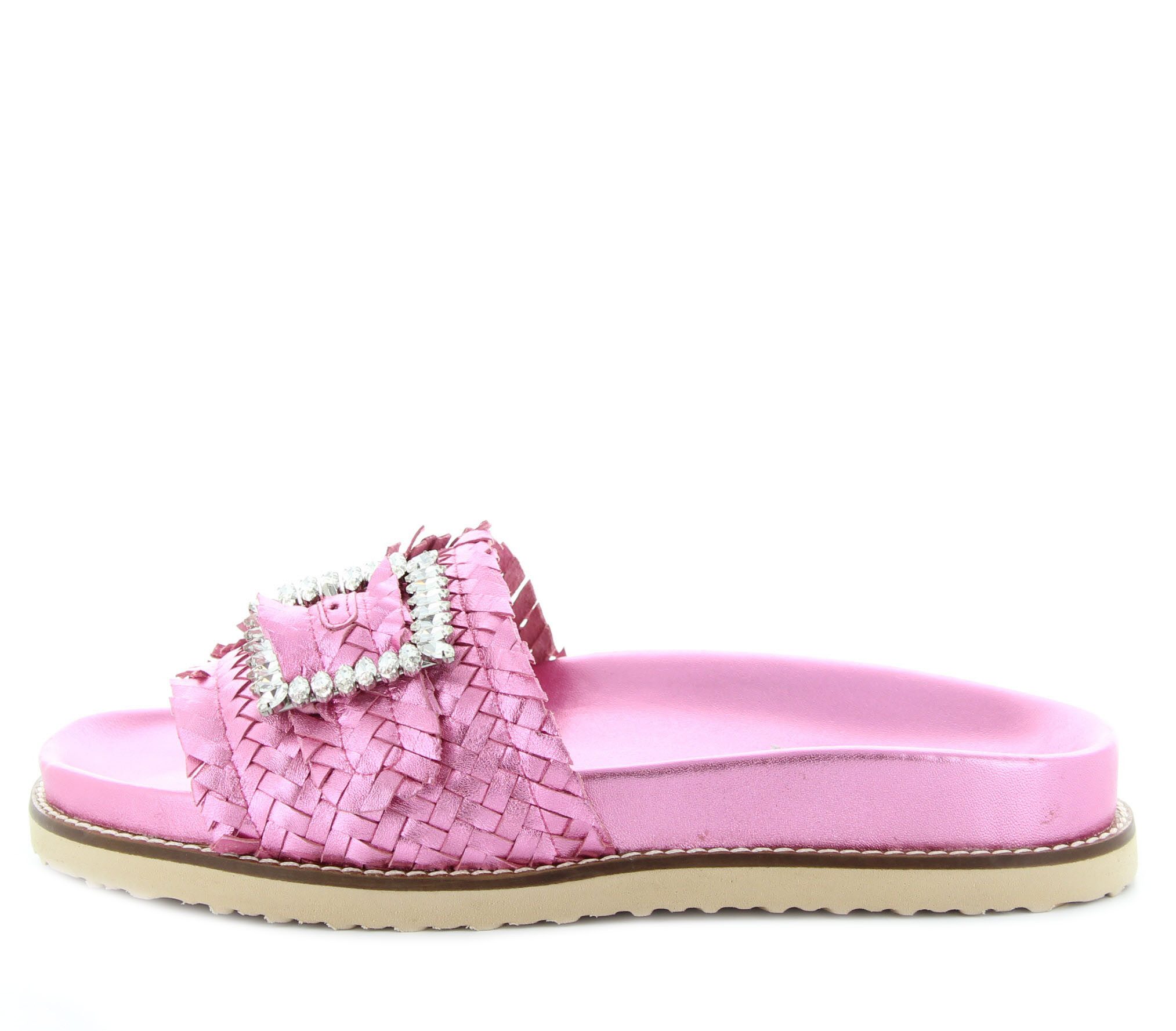 INUOVO 395011 Pantolette Schmuckschnalle