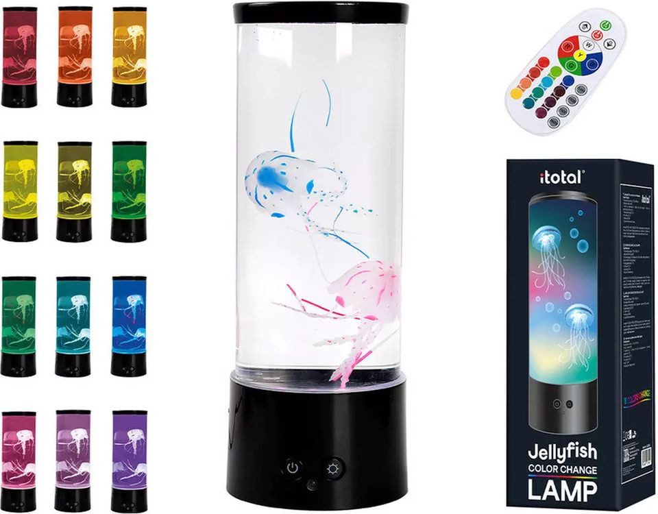 iTotal LED Tischleuchte Jellyfish LED Lampe, günstig online kaufen