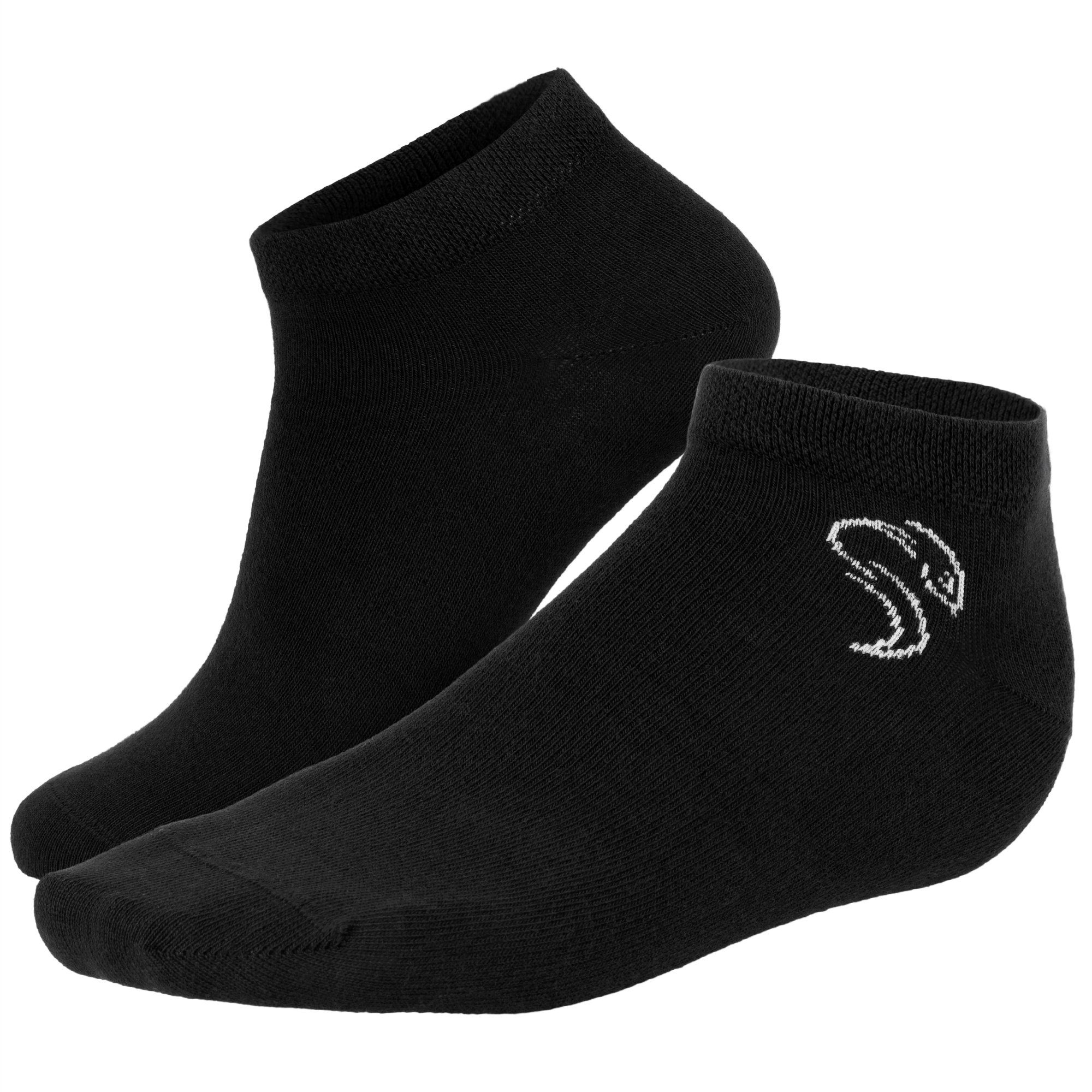 Black Snake Sneakersocken smooth style schwarz-grau-weiß (3-Paar)