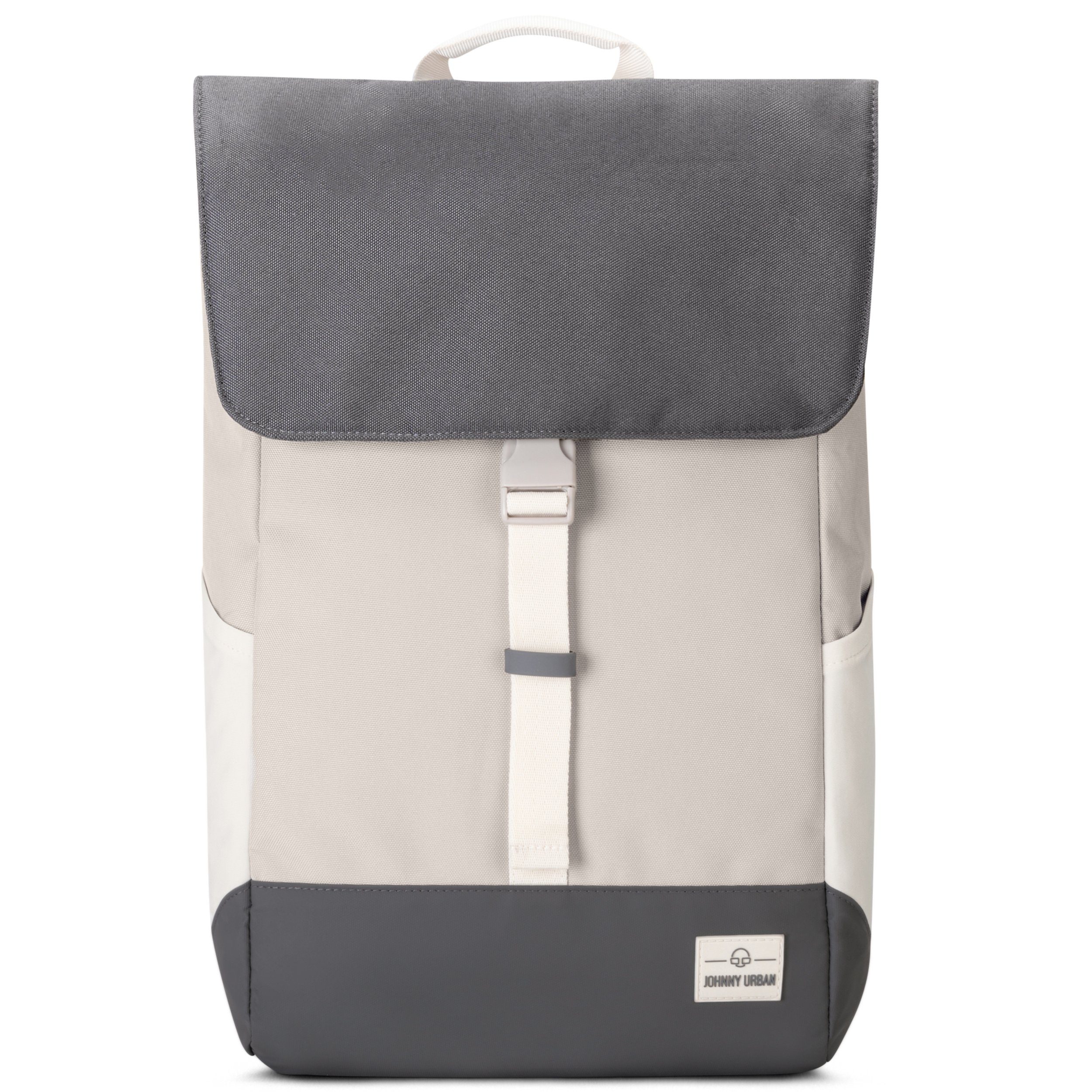 Cityrucksack MIKA, Rolltop Damen Herren, Laptop Fach