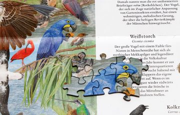 Laurence King Puzzle In 50 Vögeln um die Welt, 1000 Puzzleteile