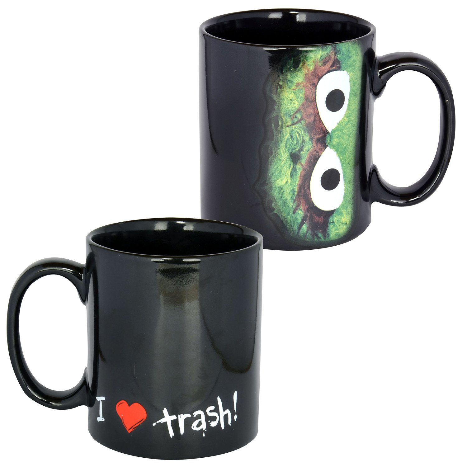 United Labels® Tasse Sesamstraße Oskar aus der Tonne - I Love Trash, Keramik