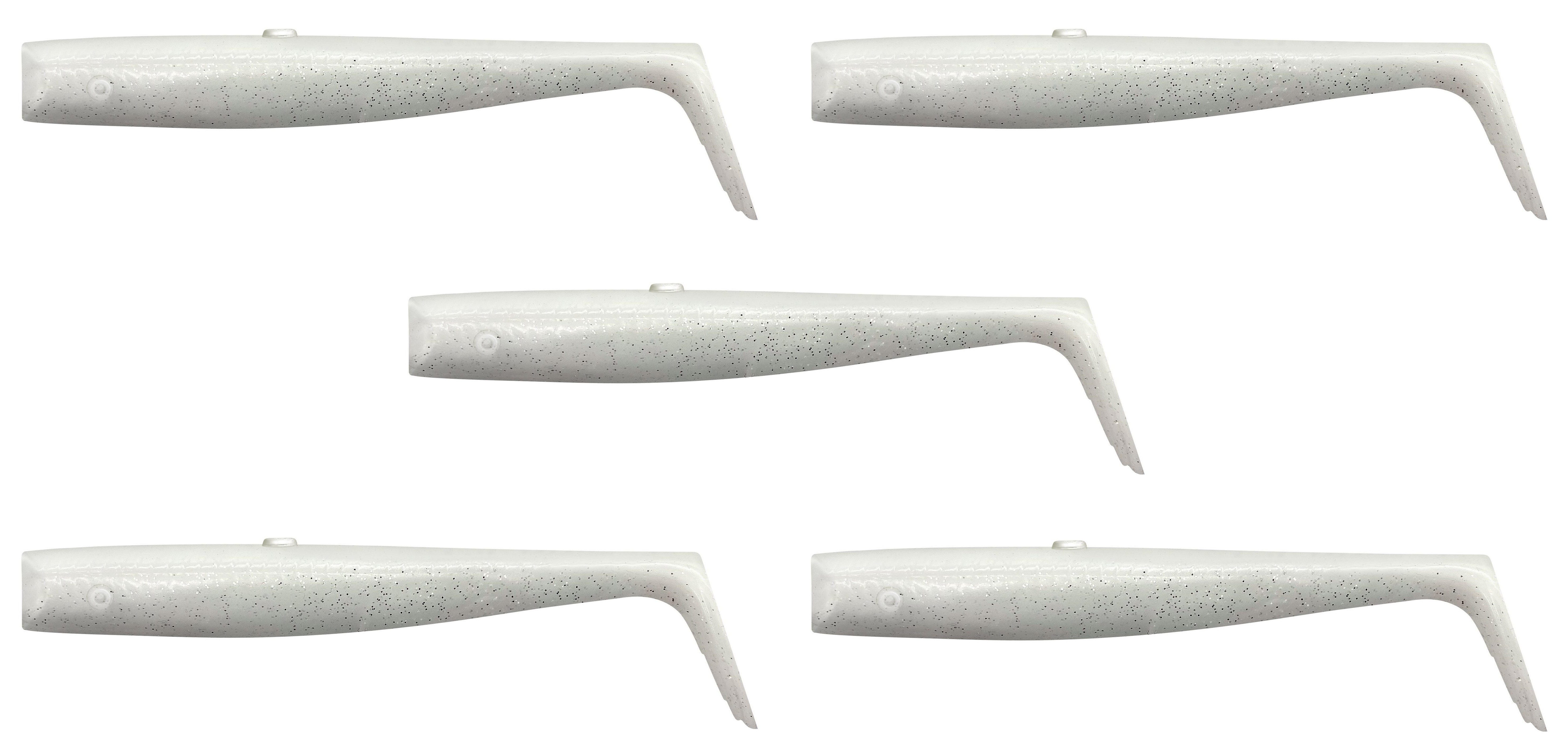 Savage Gear Kunstköder Gummifische Sandeel V2 Tail - 5er SET in ver. Größen - Raubfisch, Tolle Farben