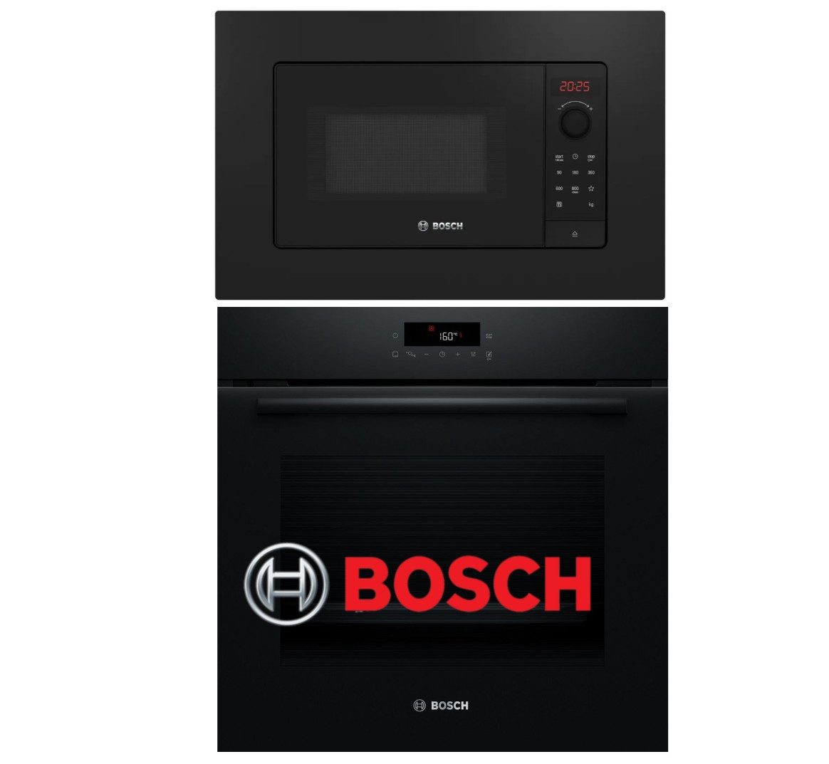 BOSCH Backofen-Set Einbau Backofen Air Fry Pyrolyse + Einbau Mikrowelle AutoPilot, mit Nein, Pyrolyse-Selbstreinigung Hydrolyse