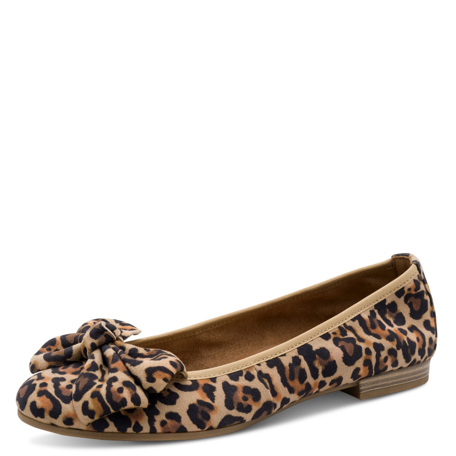 Tamaris Ballerina, Blockabsatz, Businessschuh, Schlupfschuh hat eine schmale Form