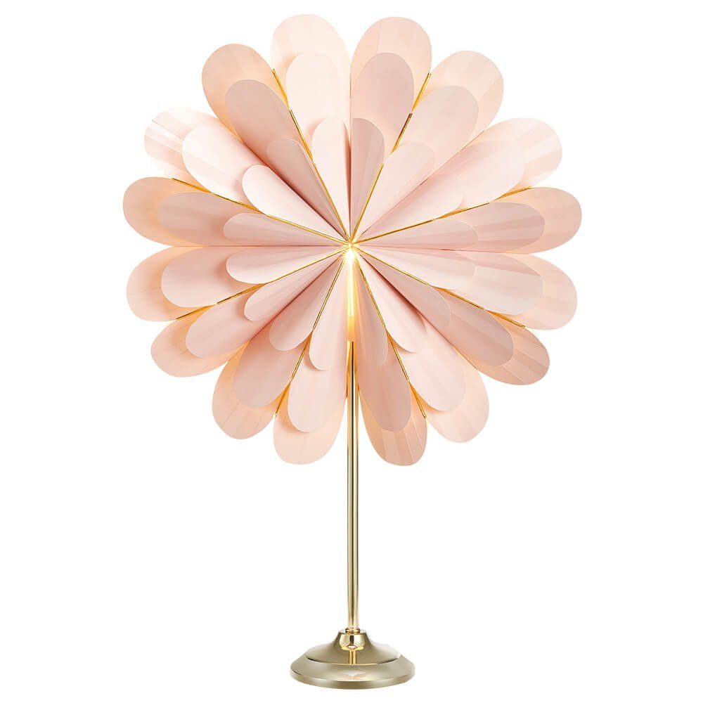 Markslöjd LED Stern Markslöjd Schweden Standleuchte, Marigold, Durchmesser  450 mm, rosa
