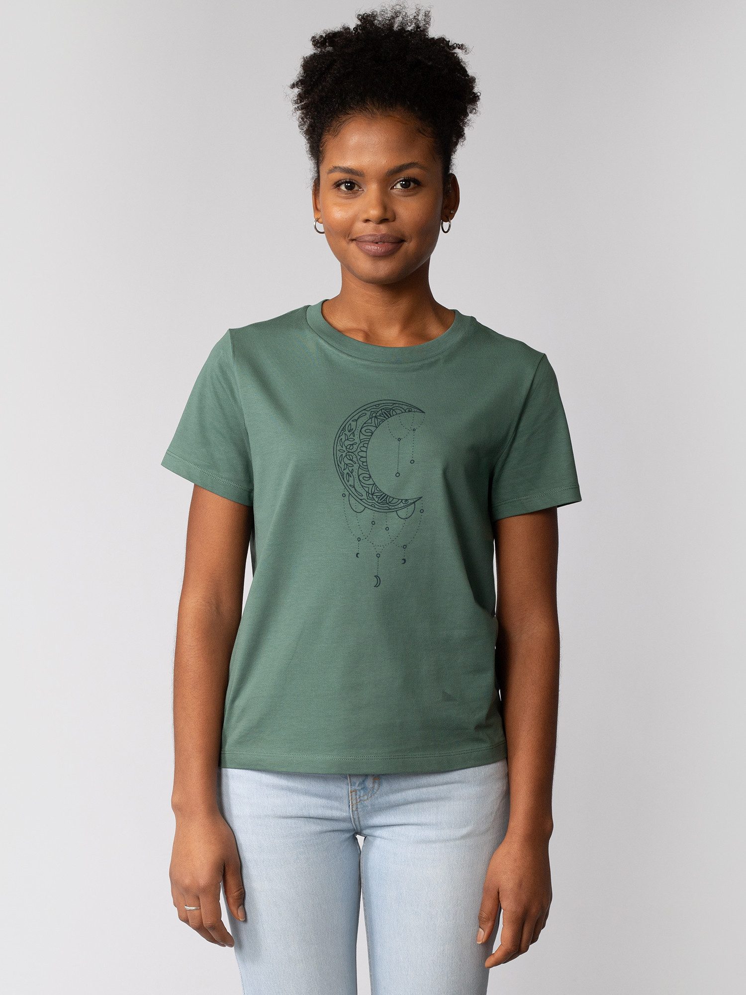 T-Shirt Mandala Moon