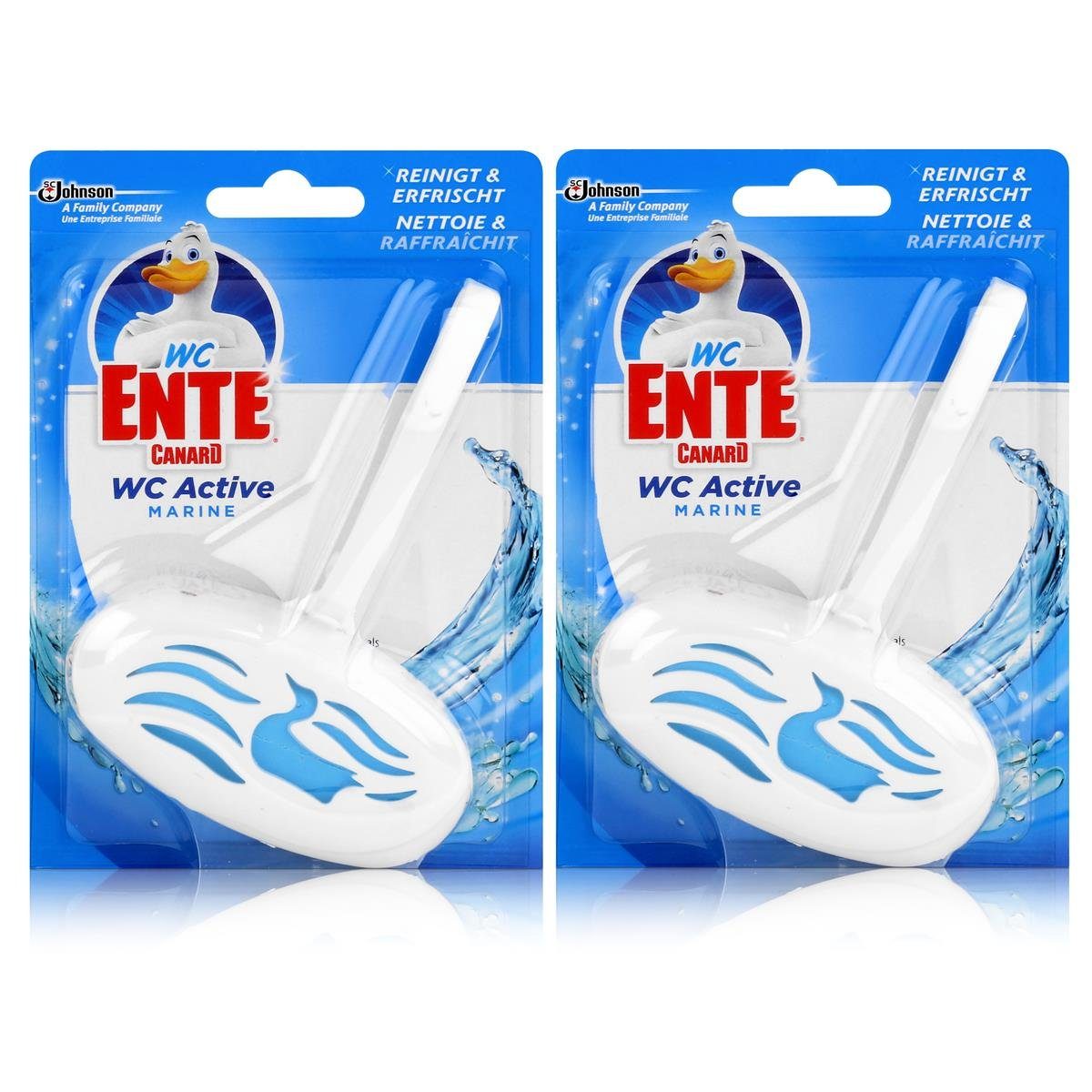 WC Ente WC Active Einhänger Marine 40g WC-Frische (2er Pack) WC-Reiniger