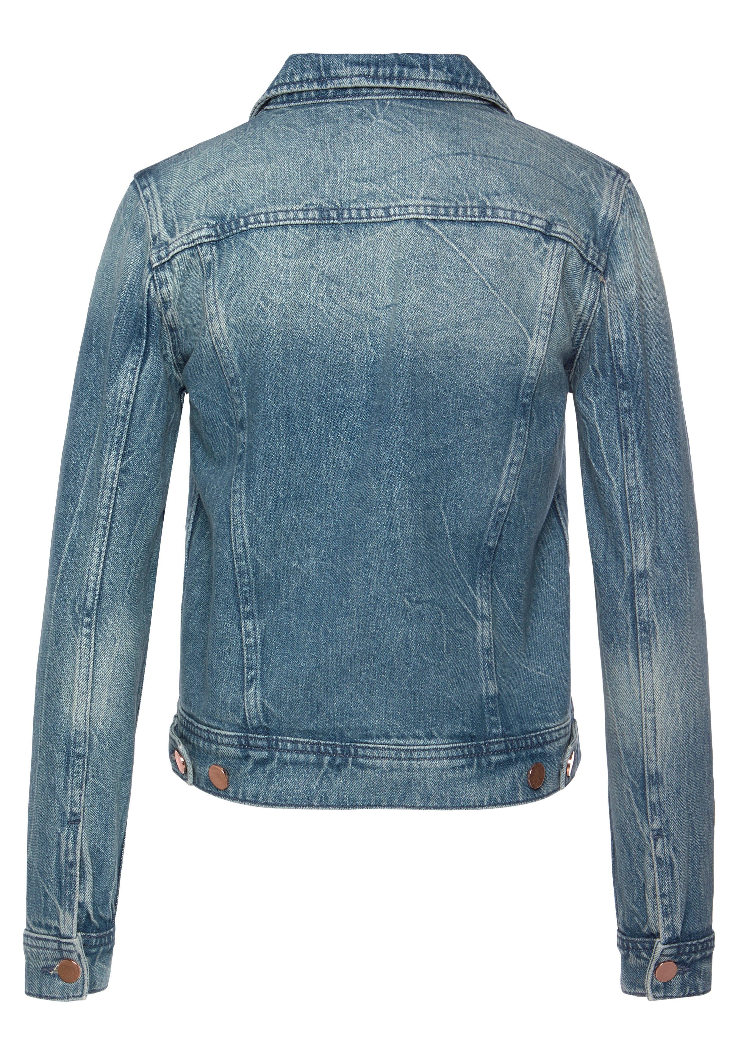 Jeansjacke Pattentaschen zwei LASCANA mit