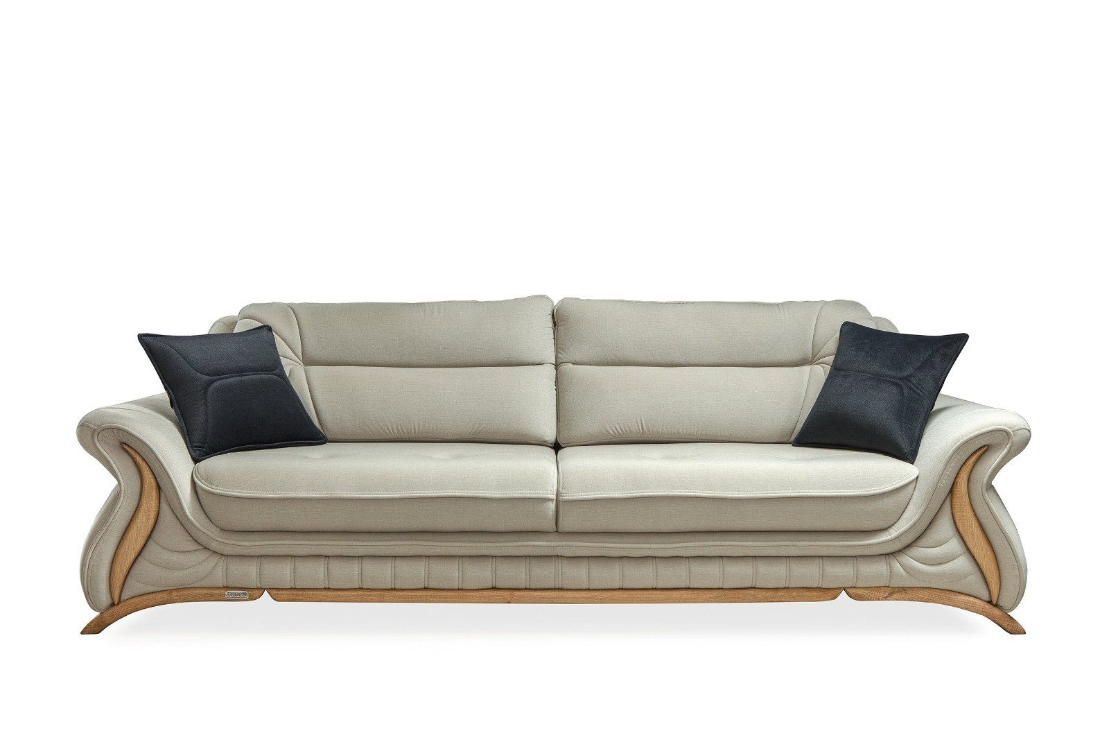 Polsterei Marya Polstergarnitur Damla : 3+3-Sitzer Sofa + 1 Sessel, (Bringen Sie mit dem stilvollen Set DAMLA, bestehend aus einem großzügigen 3+3-Sitzer Sofa und komfortablen Sesseln, Eleganz und Gemütlichkeit in Ihr Wohnzimmer., 3-tlg., Hochwertige Materialien, sorgfältige Verarbeitung und modernes Design), Höchster Sitzkomfort & langlebige Qualität