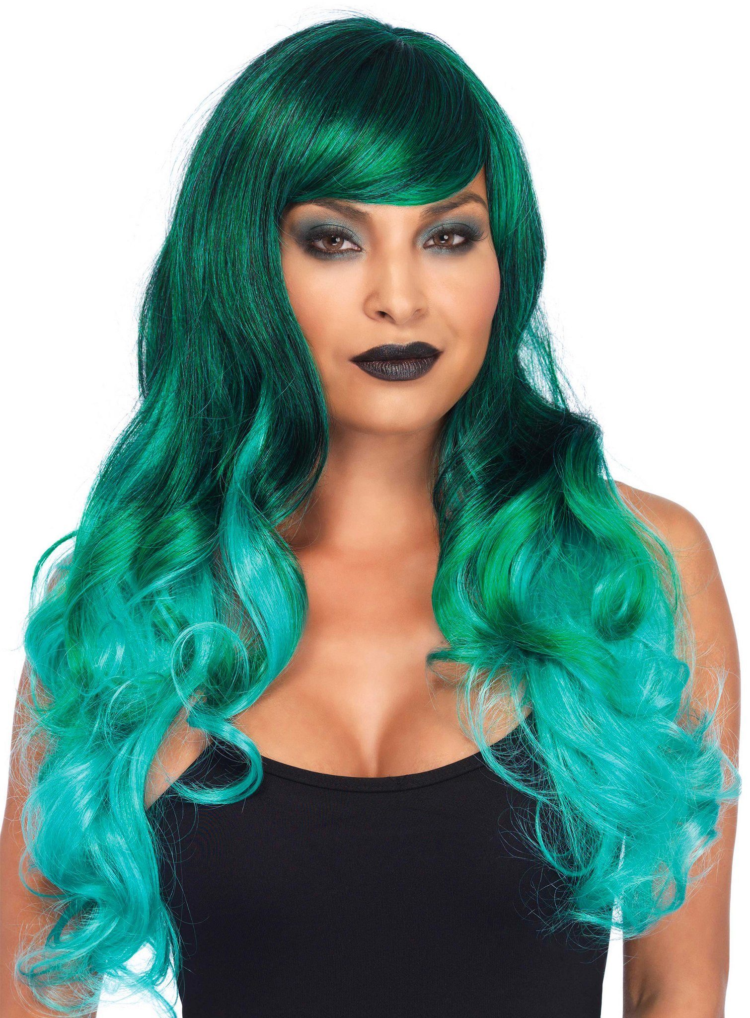 Leg Avenue Kostüm »Ombre Hair Lockenperücke grün«, Perfekt für Dein  Meerjungfrau-Kostüm online kaufen | OTTO