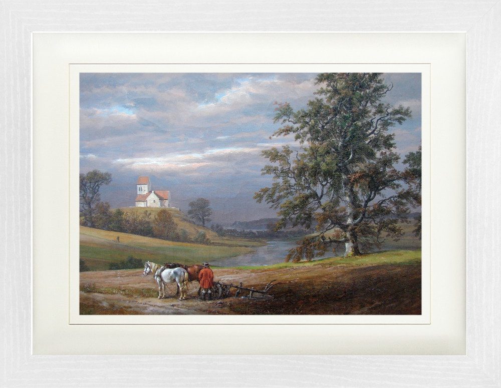 Poster Johan Christian Dahl Gerahmtes Bild Mit Edlem Passepartout