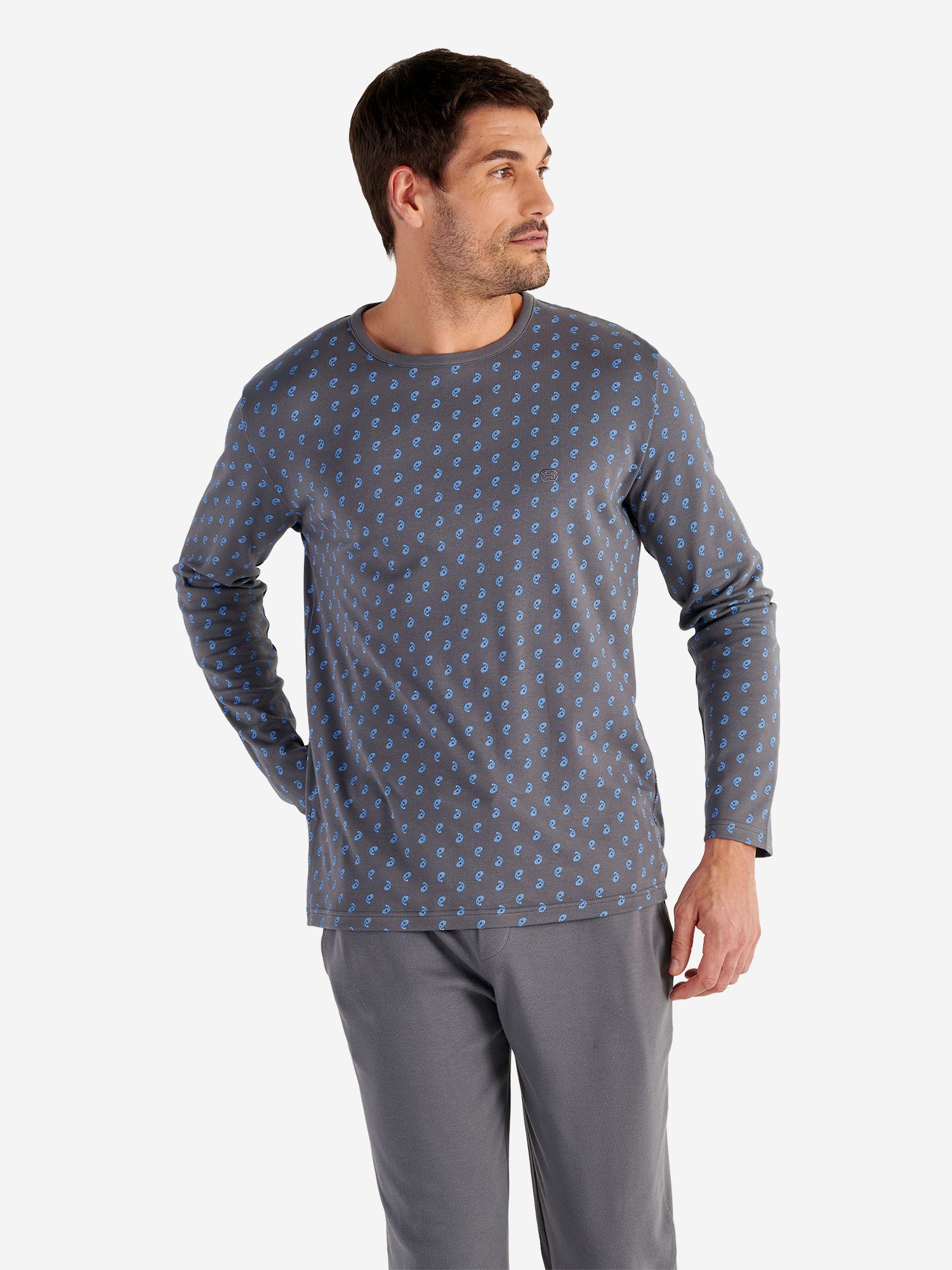 Hom Pyjama Paisley (2 tlg) Schlafanzug, Pyjama Set, Nachtwäsche