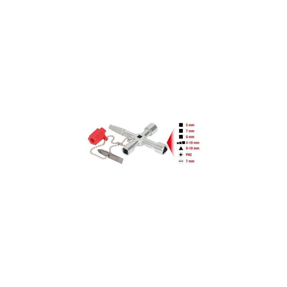 KS Tools Drehmomentschlüssel Universal-Schaltschrankschlüssel 130.1020, 130.1020 | Bauschlüssel