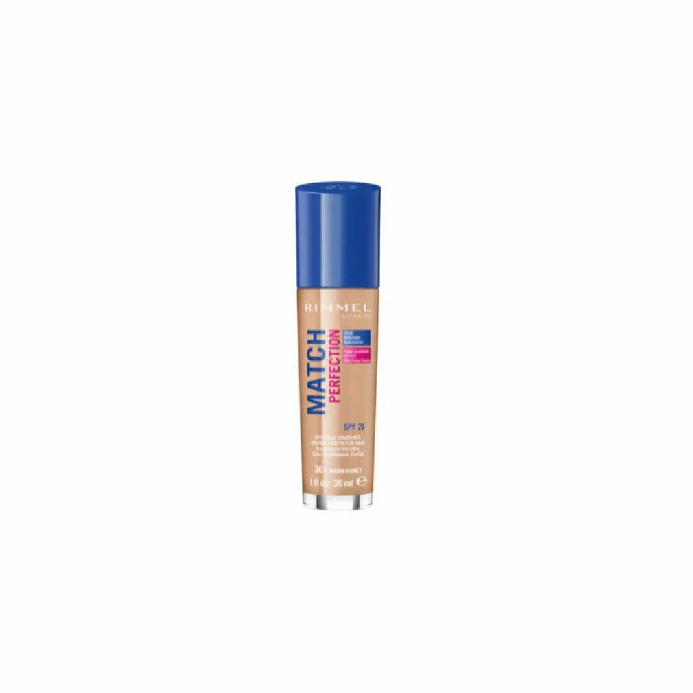 Rimmel London Foundation Rimmel Match Perfection Foundation 301 Warm Honey