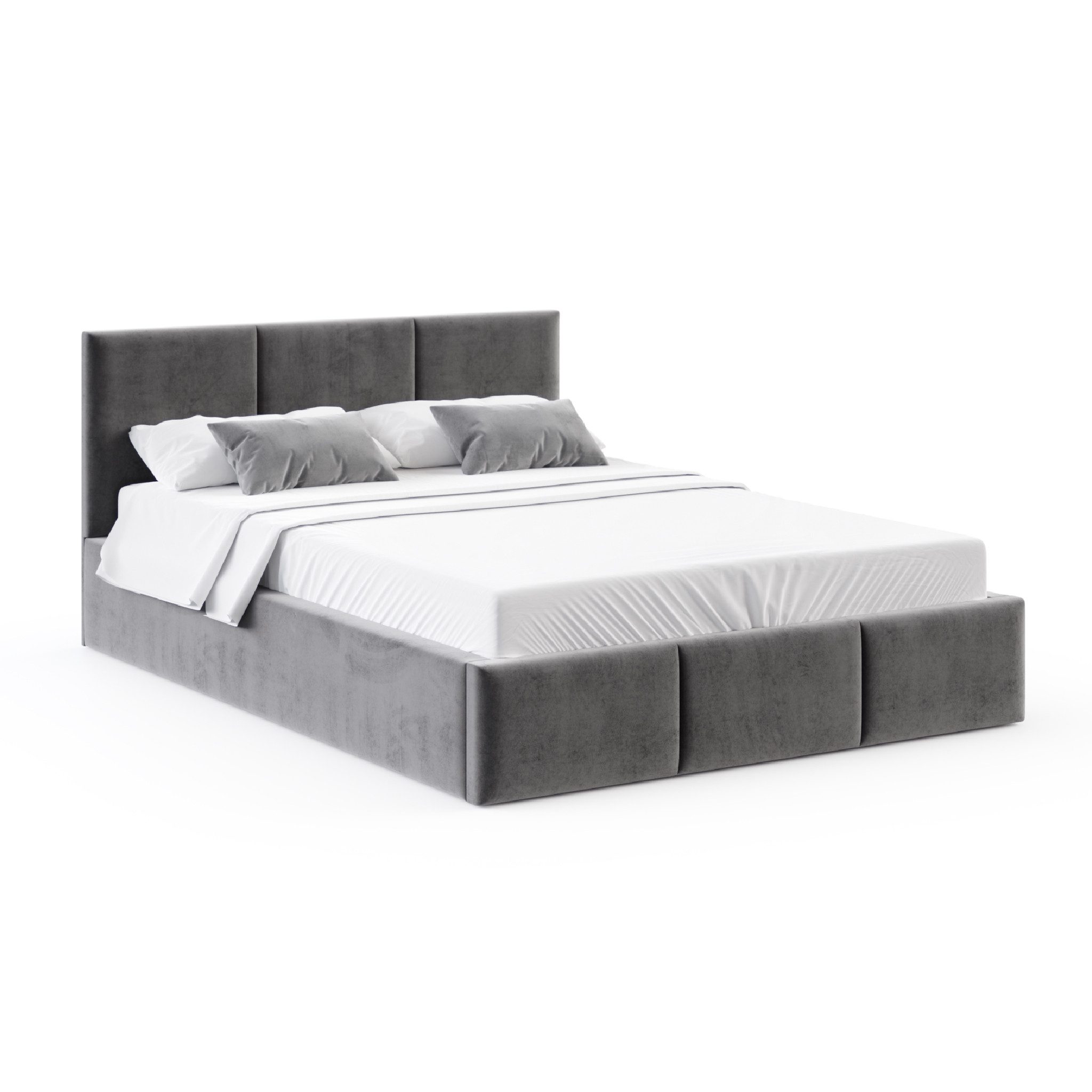 FDM Polsterbett AMBER modern mit Bettkasten MADE IN EU - mit Trinity Velours Bezug (verfügbar 90x200 120x200 140x200 160x200 180x200cm, Bettrahmen, Bett, mit gr – Bild 2 von 5
